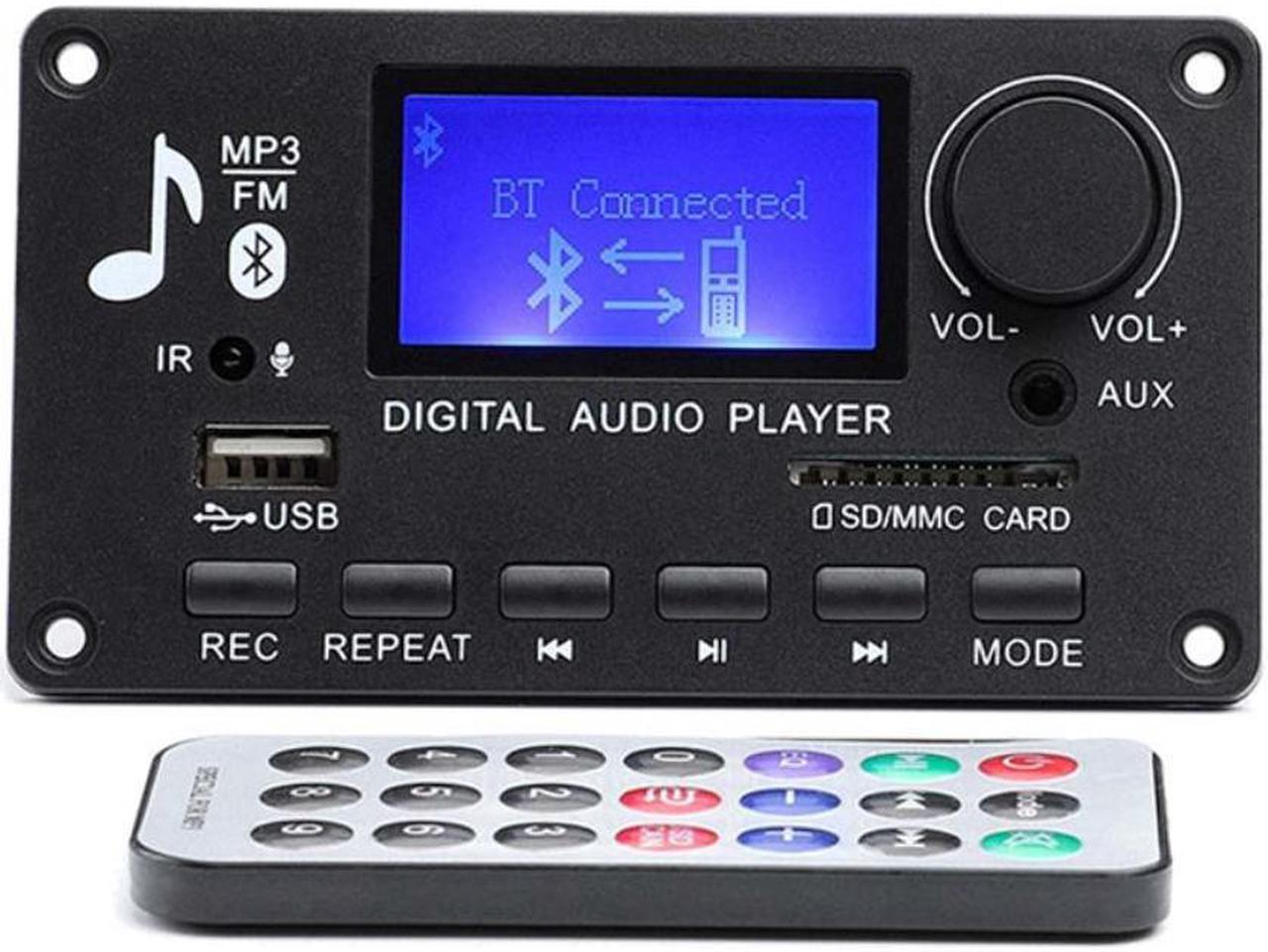 MP3 Decoder Board Audio DAC USB Player WMA WAV FLAC APE HiFi Lossless Decoding with LCD Lyrics Display Recording