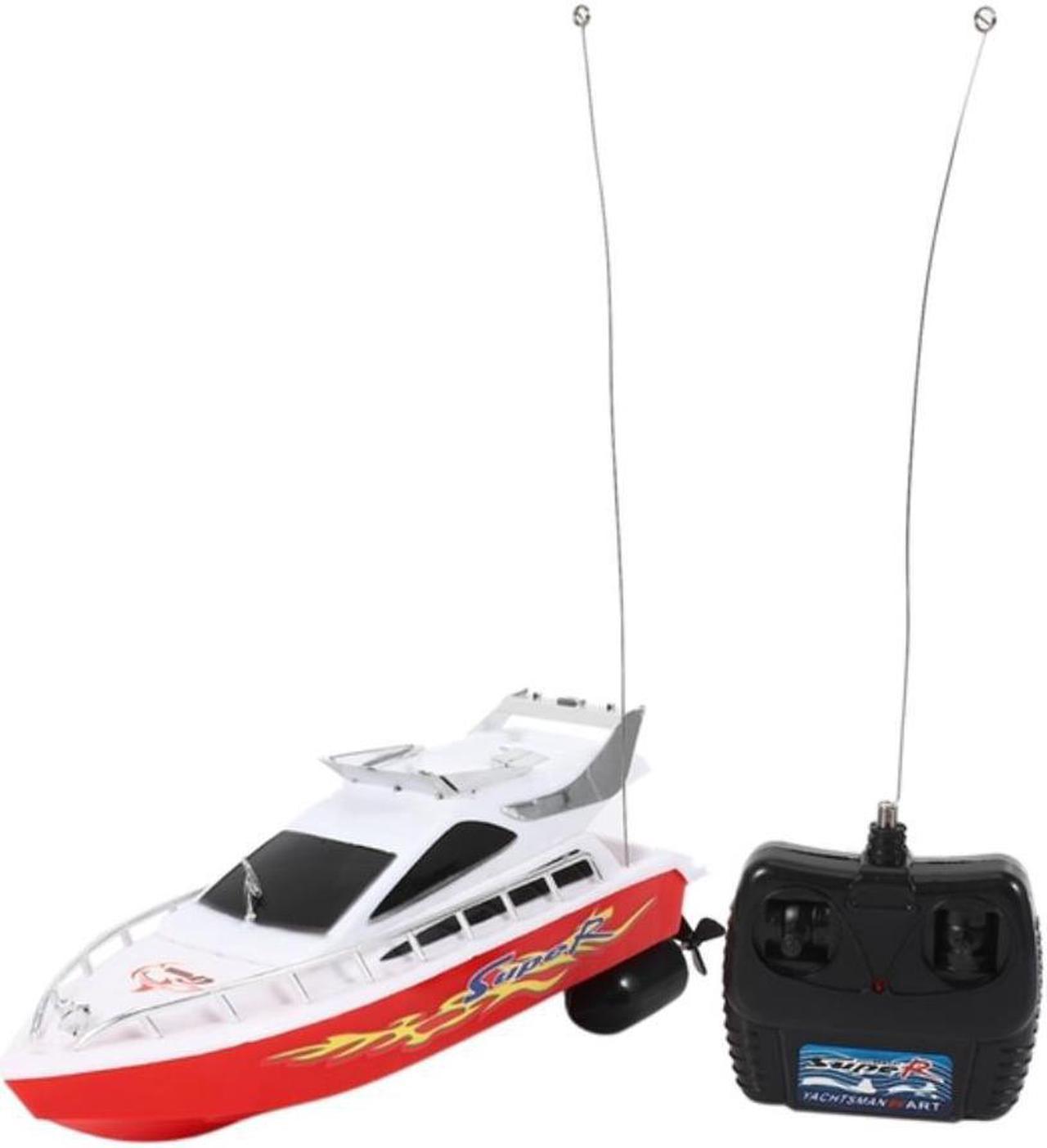 Mini RC Boats 5KM/H ABS Outdoor Electric Remote Control Speedboat Racing Toy Model For Kids Children Birthday Gift 2.4G 4 CH