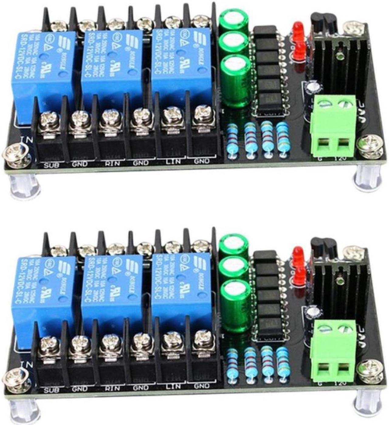 2X 300W Digital Amplifier Speaker Protection Board 2.1 Channel Relay Speaker Protection Module Boot Delay DC Protect