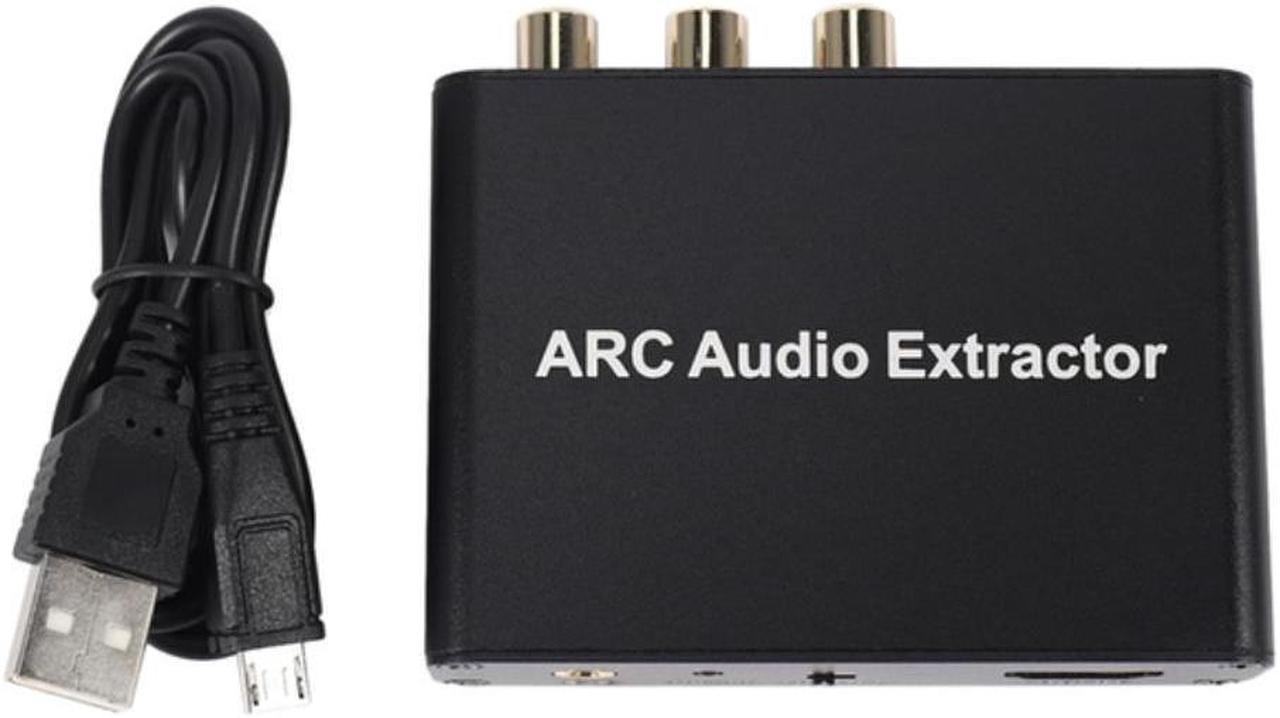 HDMI ARC Adapter, ARC Audio Extractor With Digital Optical TOSLINK SPDIF/ Coaxial And Analog 3.5Mm L/R Stereo Audio Converter Fo