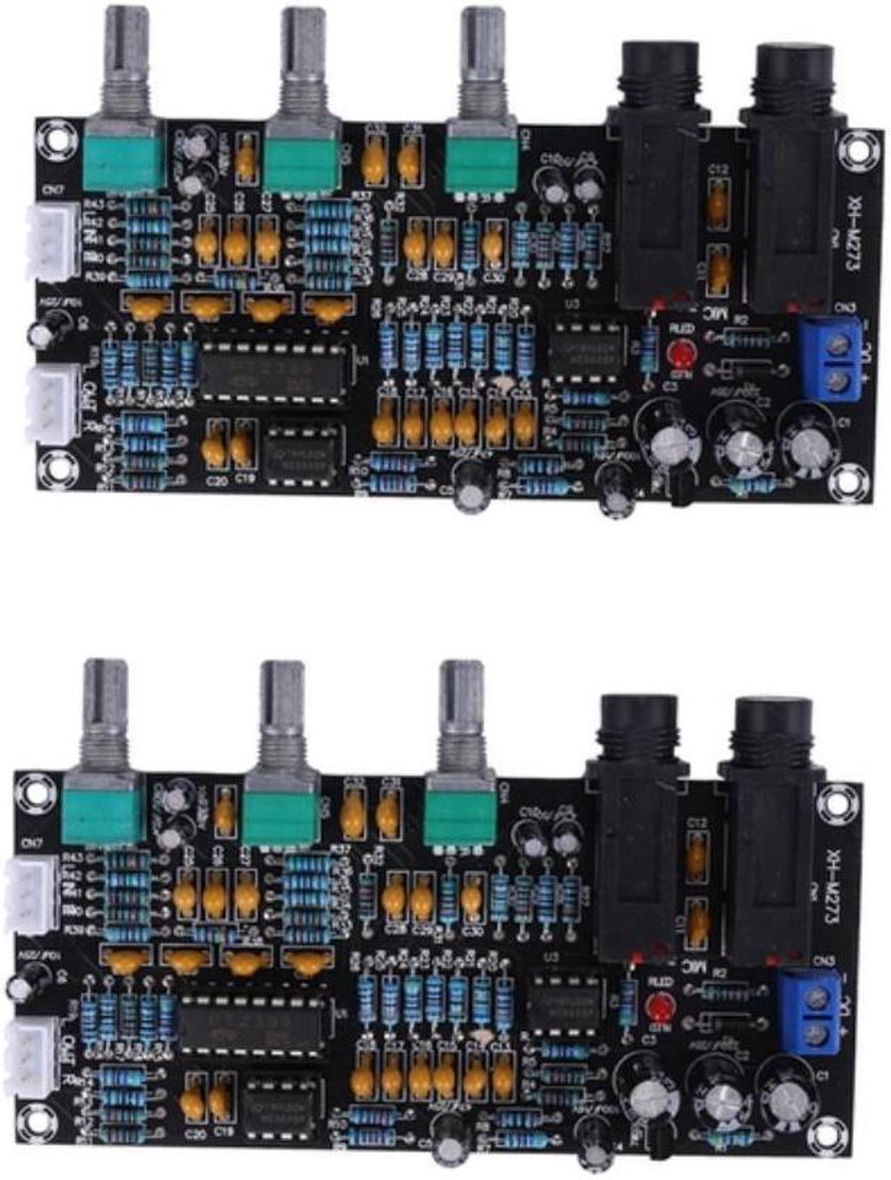 2X PT2399 Digital Microphone Amplifier Board Reverberation Karaoke Reverb Amplifier NE5532 Pre-Amplifier Tone Board