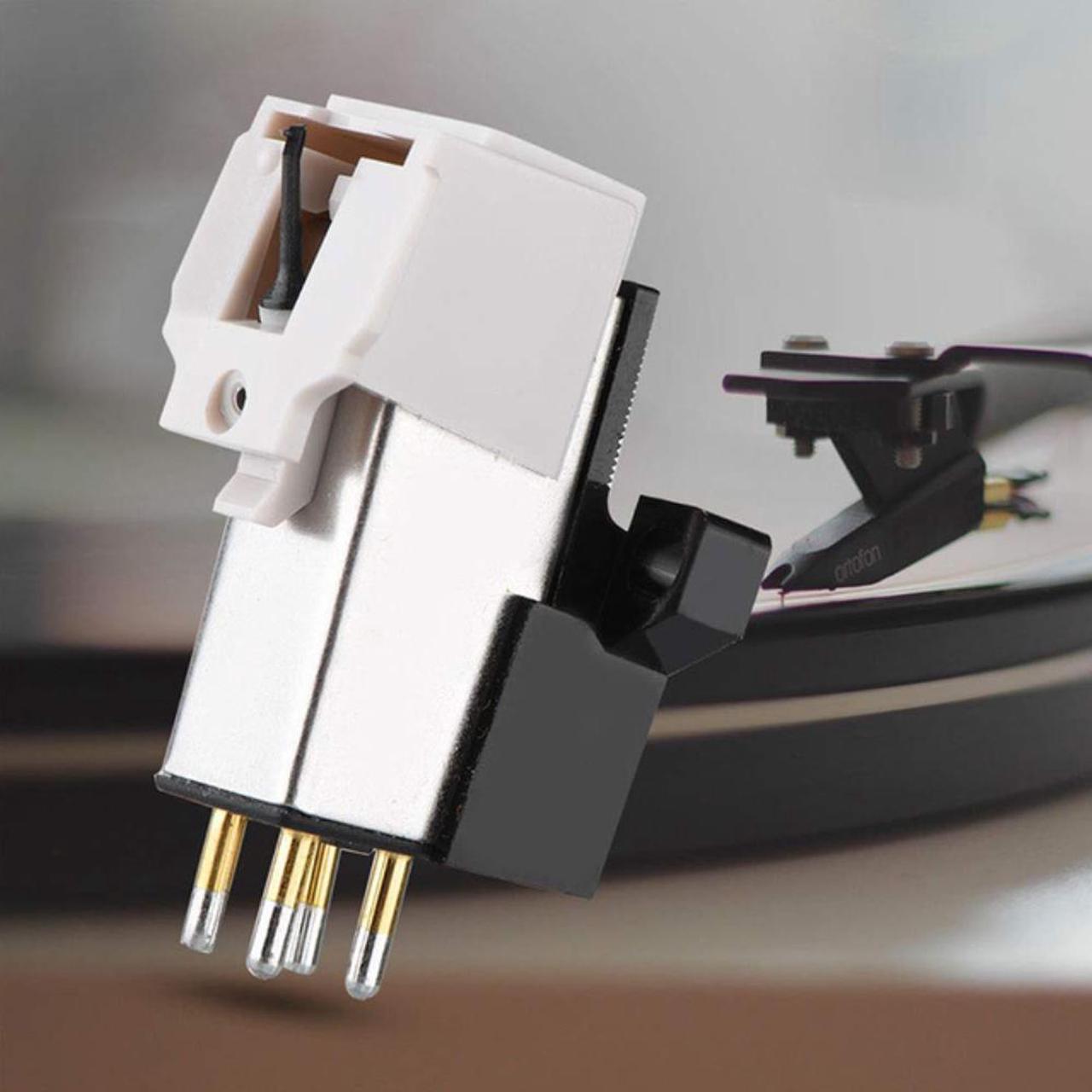 Magnetic Cartridge Stylus with LP Vinyl Needle for Turntable Record Player Standard Mount Accurate Record Function