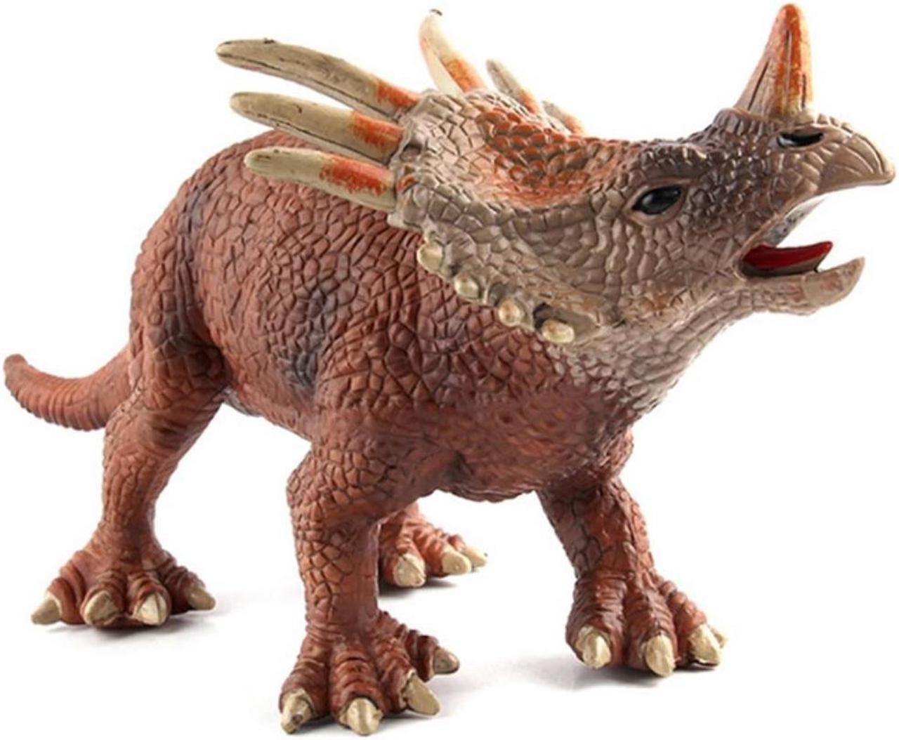 2X Big Size Jurassic Wild Life Styracosaurus Dinosaur Toy Plastic Play Toys World Park Dinosaur Model Action Figures Kids Boy Gi