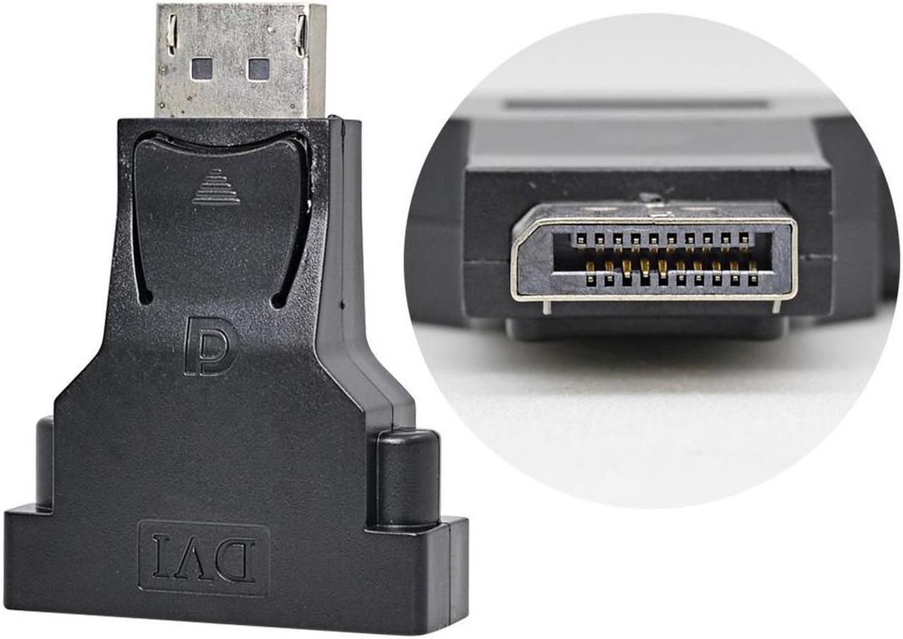 CHIPAL  adaptateur de câble DisplayPort DP mâle à DVI-D femelle, convertisseur vidéo pour PC de bureau, haute qualité