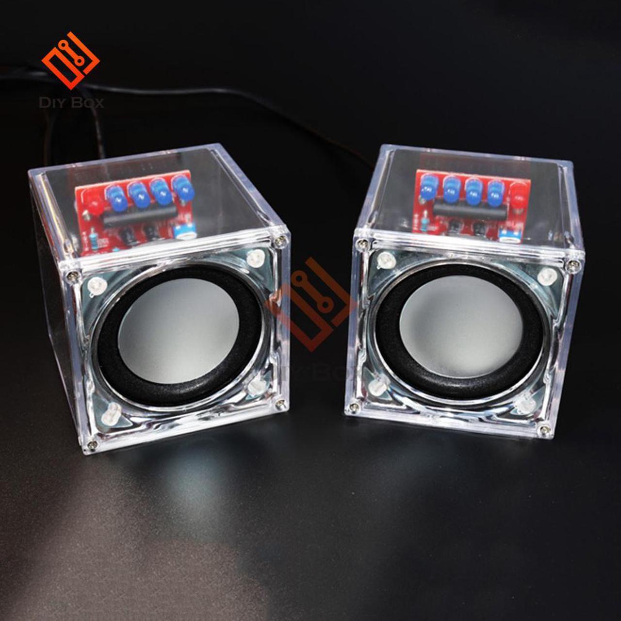 3W Speaker Production Kit Small Audio Parts Electronic DIY Kits Small Production Small Power Amplifier Mobile Speaker