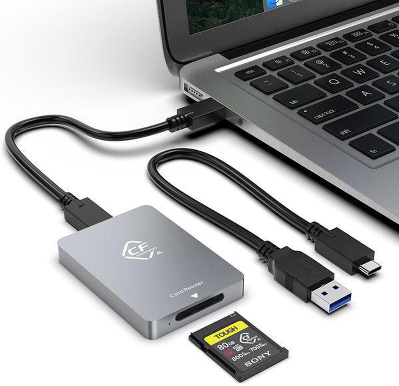 Lecteur de carte SD CR325 CFexpress, 10Gbps, USB 3.1 Gen 2, adaptateur pour ordinateur portable