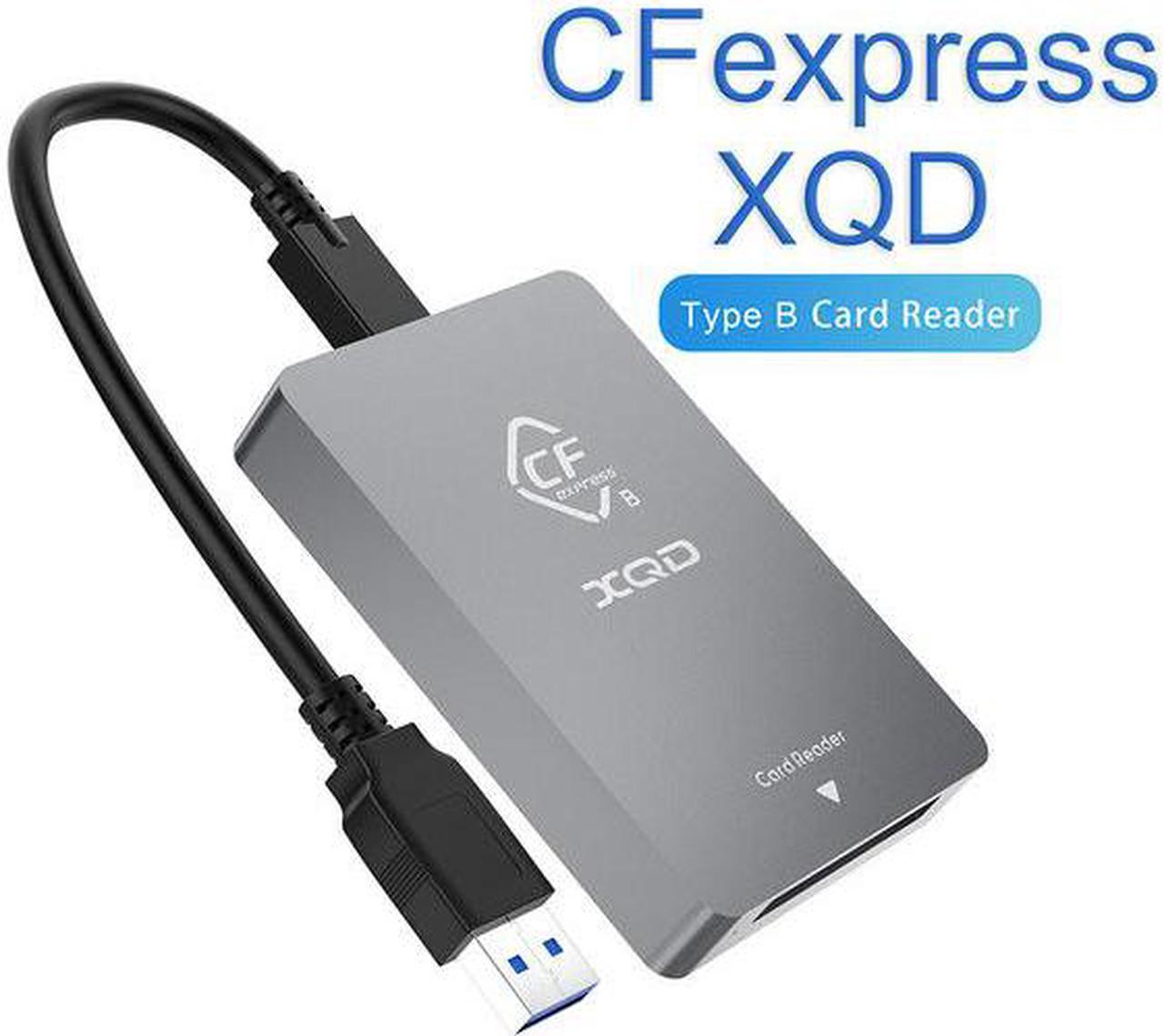 Lecteur de cartes Adaptateur Carte Mémoire Flash USB 3.2 GEN 2 10gbps Supporte la Carte Mémoire XQD Pour PC et Macbook