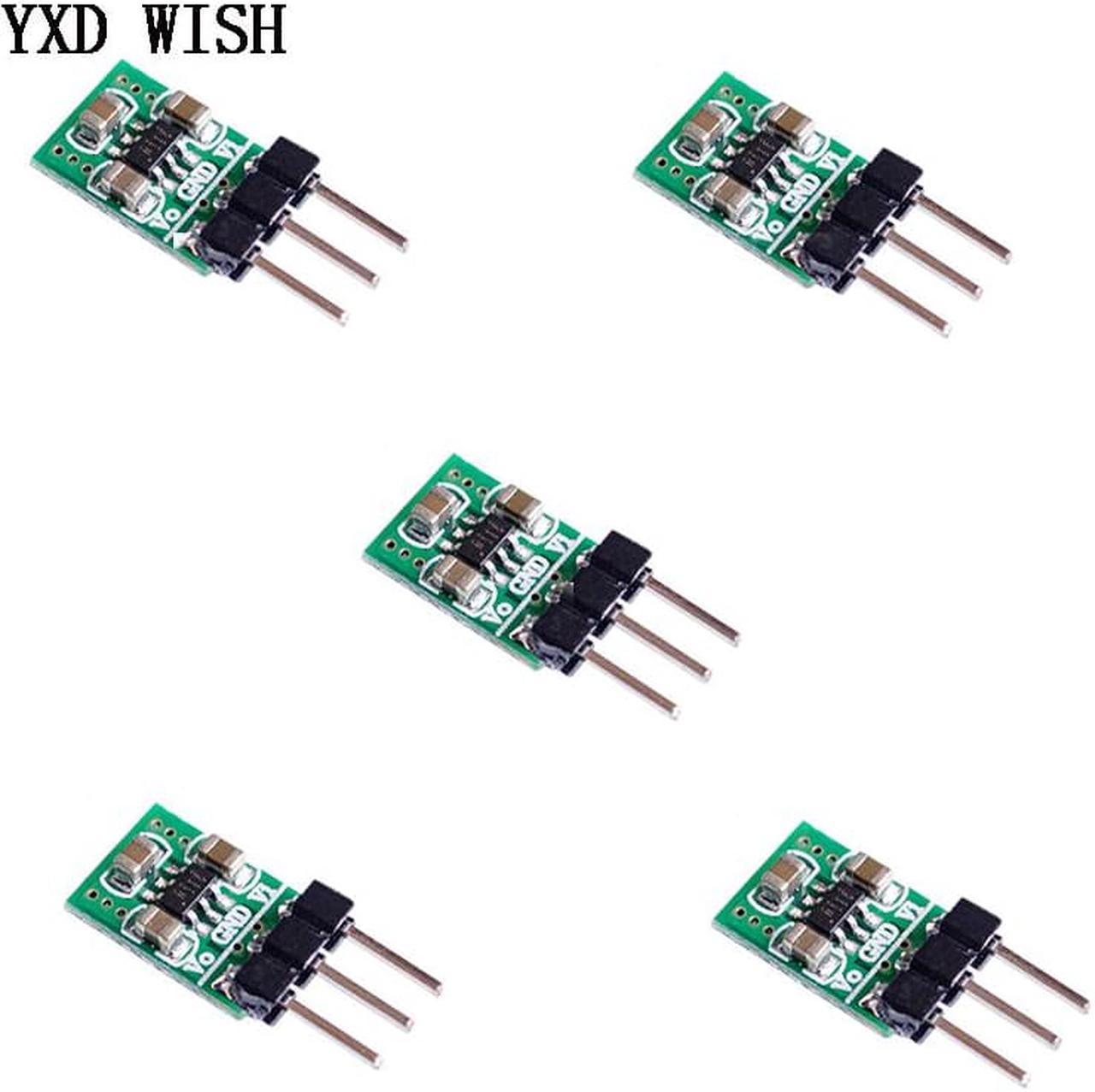 Mini pompe de Charge régulée à faible bruit, 5 pièces, 1.8V 3V 3.7V 5V à 3.3V cc, Module d'alimentation Boost & Buck, convertisseur de tension cc/cc