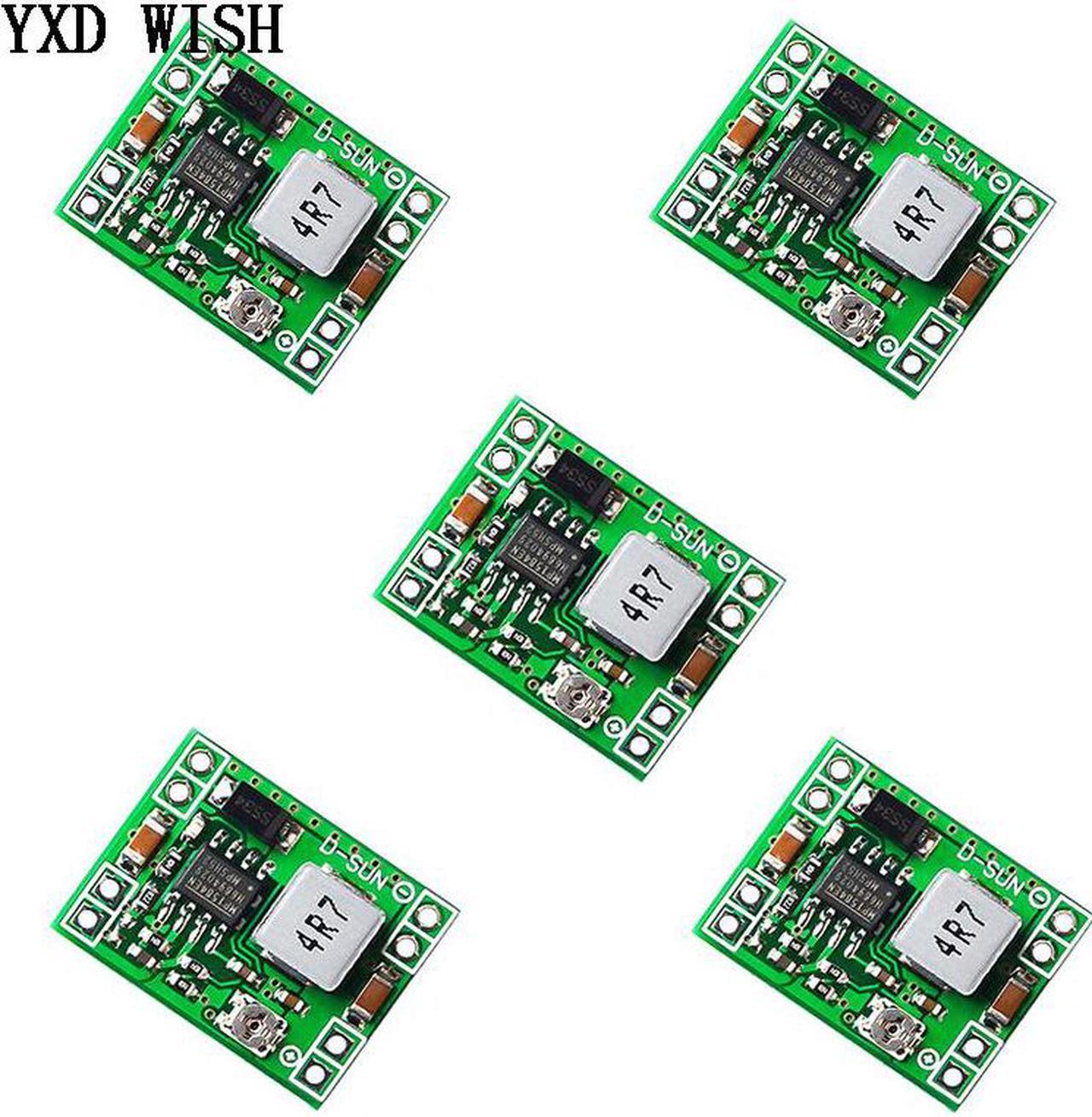 Module d'alimentation 3A réglable, 5 pièces, Module de sortie 12, LM2596 24V, MP1584 EN