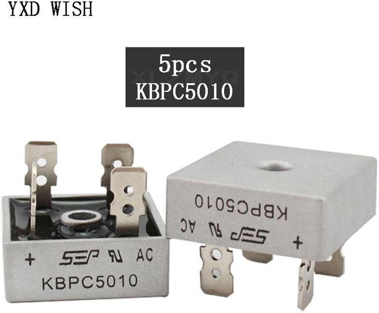 Pont redresseur à Diode KBPC5010, 50a, 1000V, 5 pièces, KBPC 5010, Kits de bricolage