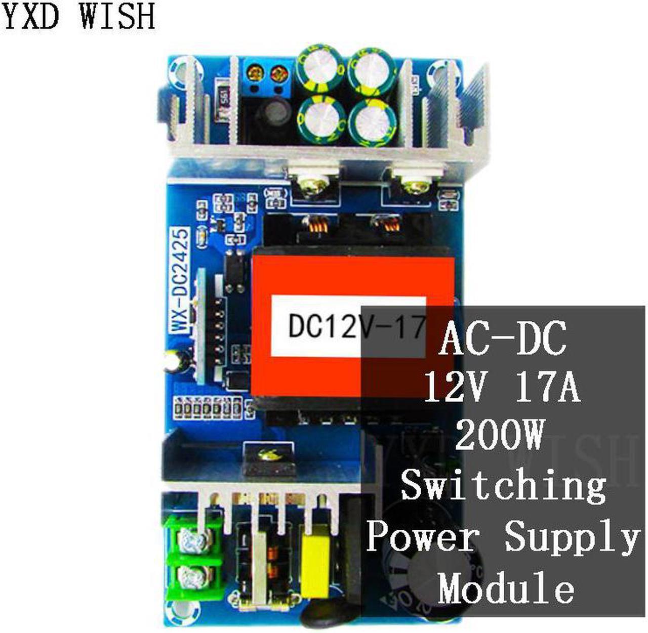 Module d'alimentation électrique, pour DC 12V 17a à AC 110V 220V, Module de carte AC-DC, alimentation isolée 200W