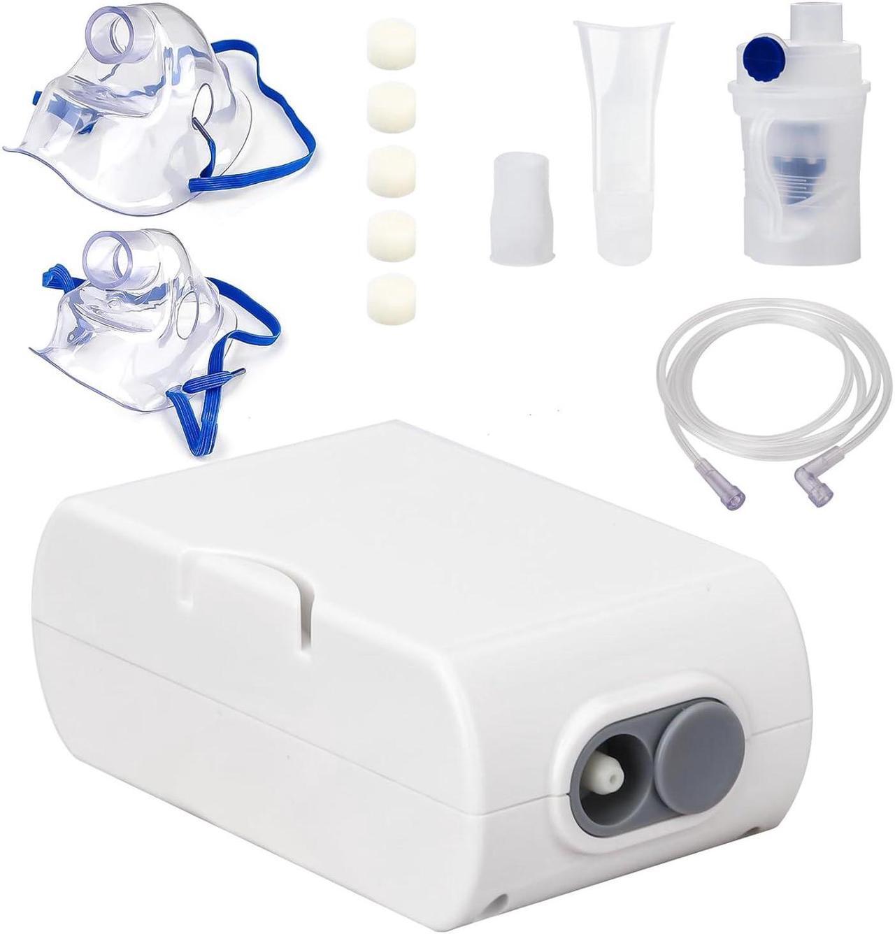 Main image of Four E's Scientific Mini Nebulizer: Personal-Use Steam Inhaler Cool Mist Compressor Device for Kids & Adults for Home, Car & Travel