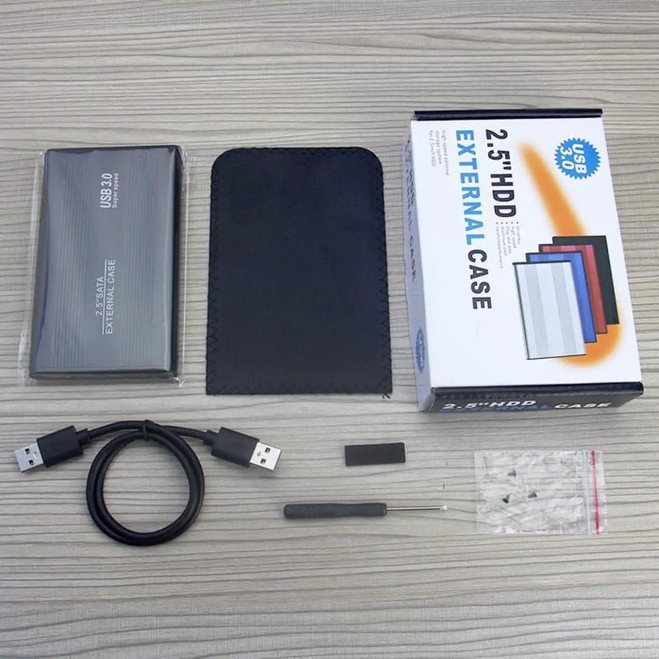 Alt view image 2 of 6 - 2.5-Inch SATA to USB 3.0 Tool-Free External Hard Drive Enclosure Optimized for SSD, Support UASP SATA III Black