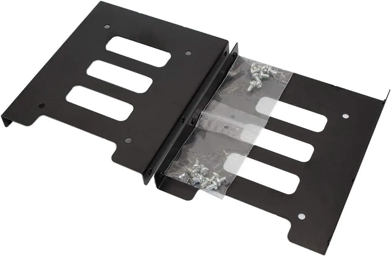 Main image of 2.5 to 3.5 Hard Drive Adapter, SSD Mounting Bracket SSD HDD Metal Mounting Bracket (Pack of 2)