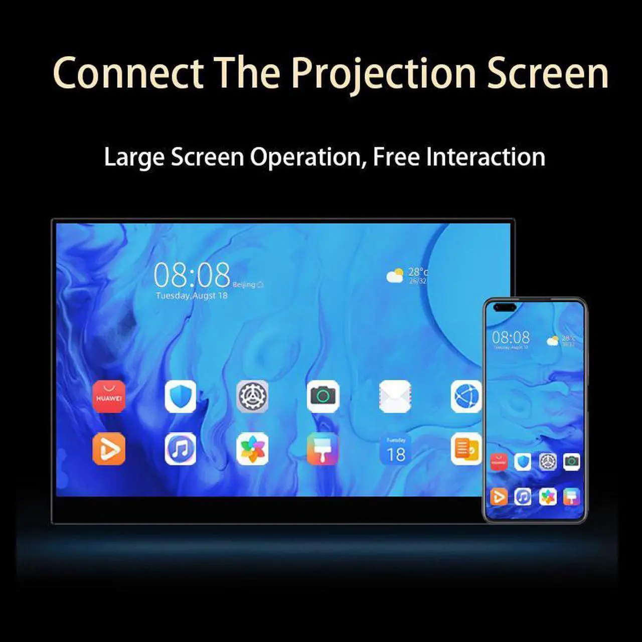 Alt view image 5 of 7 - 15.6inch 4K OLED portable monitor 10-points touchscreen UHD HDR400 550nits IPS monitor for laptops with type C