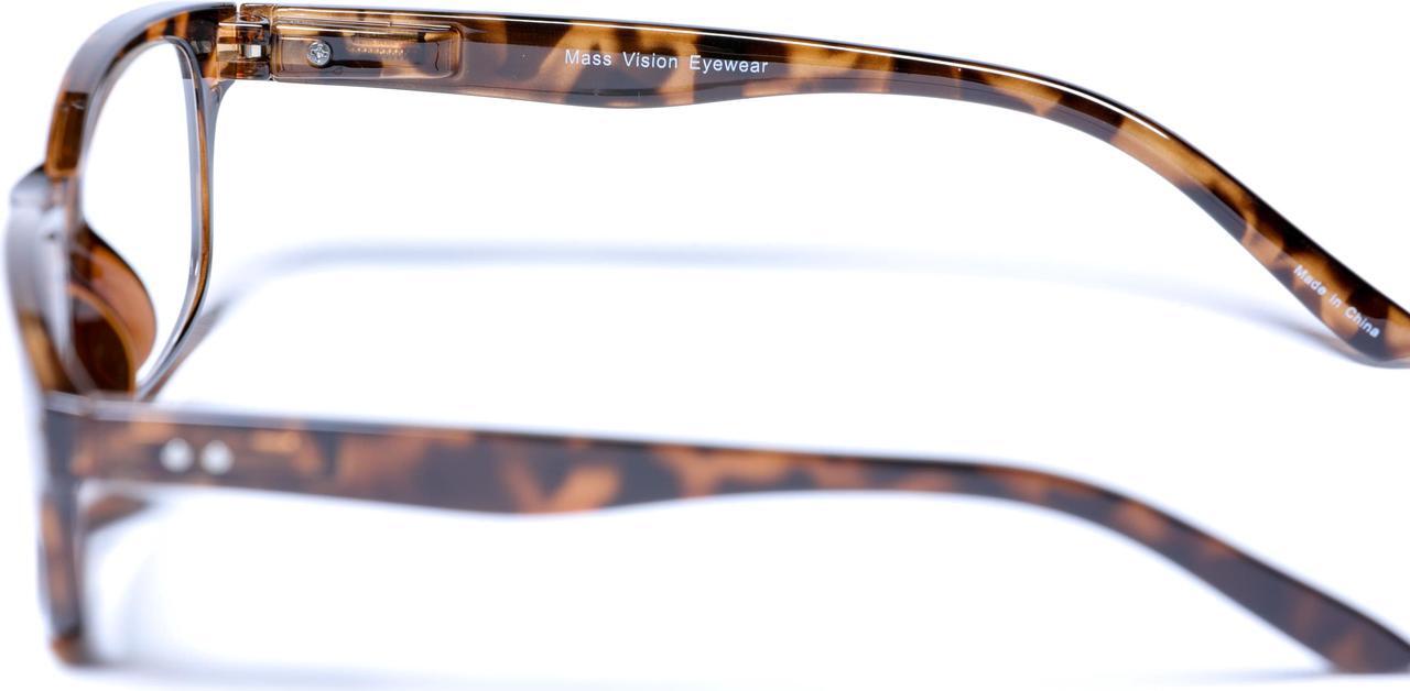 Alt view image 2 of 2 - "The Intellect" 3 Pair of Unisex Reading Glasses - Spring Hinges +2.00 Tortoise