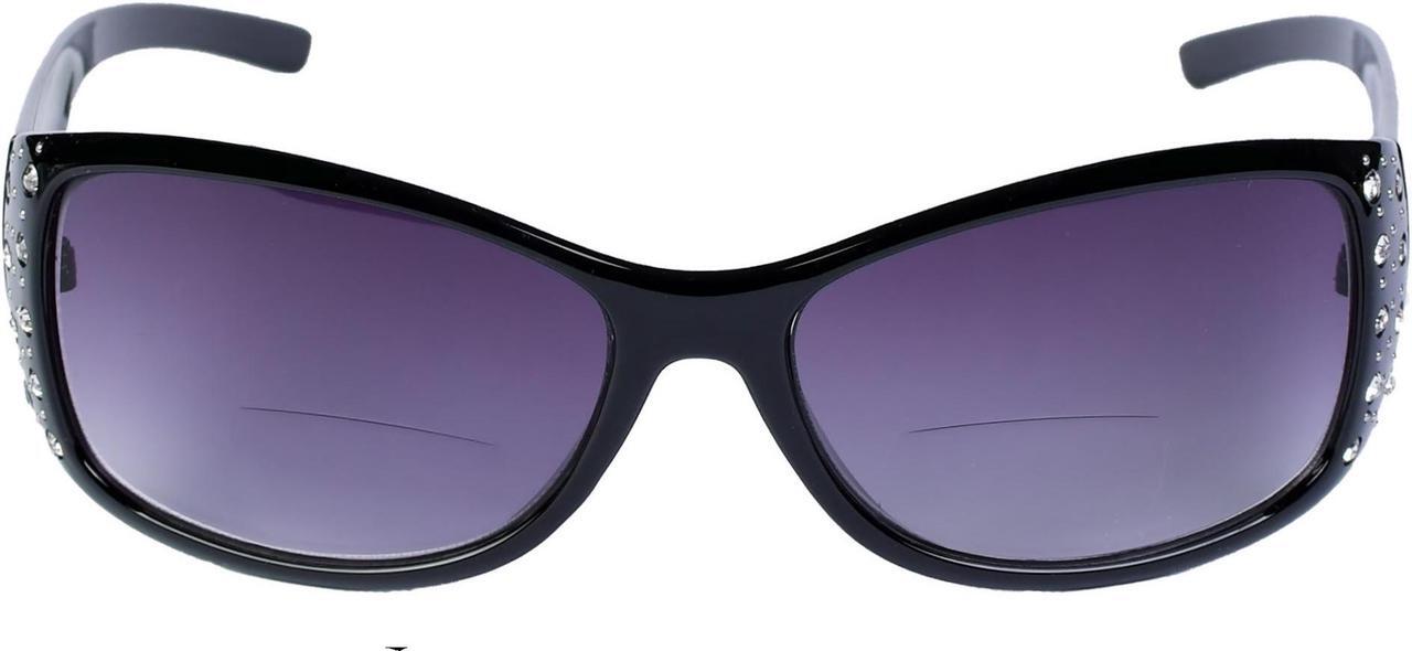 Main image of Women's Fashion Bifocal Sunglasses with Rhinestones
