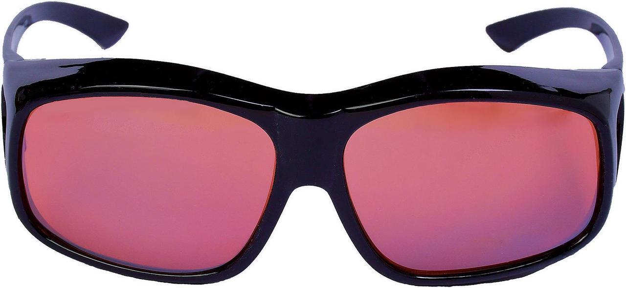 Main image of Extra Large Sunglasses that Fit Over Prescription Glasses Featuring (HD) Blue Blocker Lenses for Men and Women Gloss Black