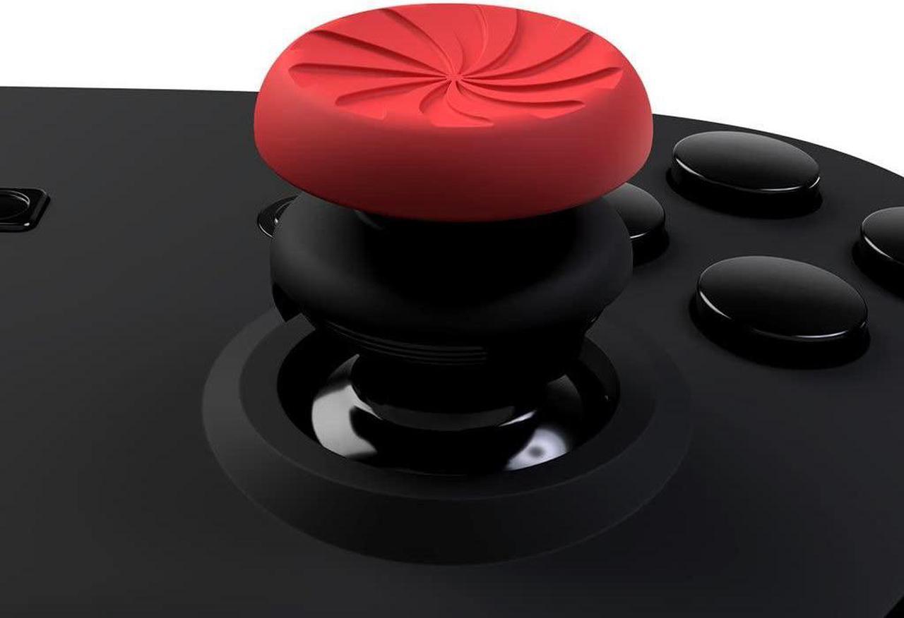 Alt view image 4 of 5 - KontrolFreek FPS Freek Inferno for Nintendo Switch Pro Controller | Performance Thumbsticks | 2 High-Rise Concave | Red