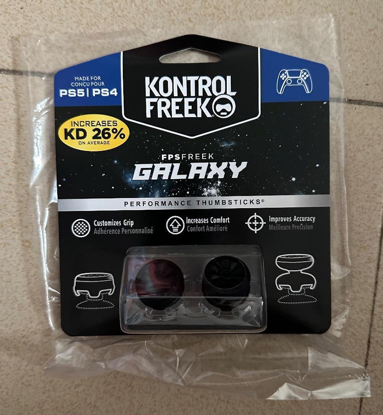 Alt view image 6 of 6 - KontrolFreek FPS Freek Black Purple for PS4 and PS5 | Performance Thumbsticks | 1 High-Rise, 1 Mid-Rise | black
