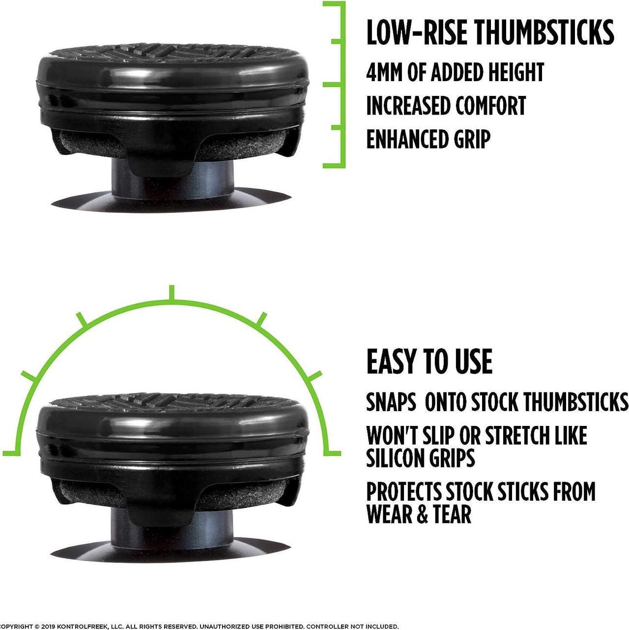 Alt view image 3 of 7 - KontrolFreek FPS Freek Omni for PS4 and PS5 | Performance Thumbsticks | 1 Low-Rise, 1 Low-Rise | Black