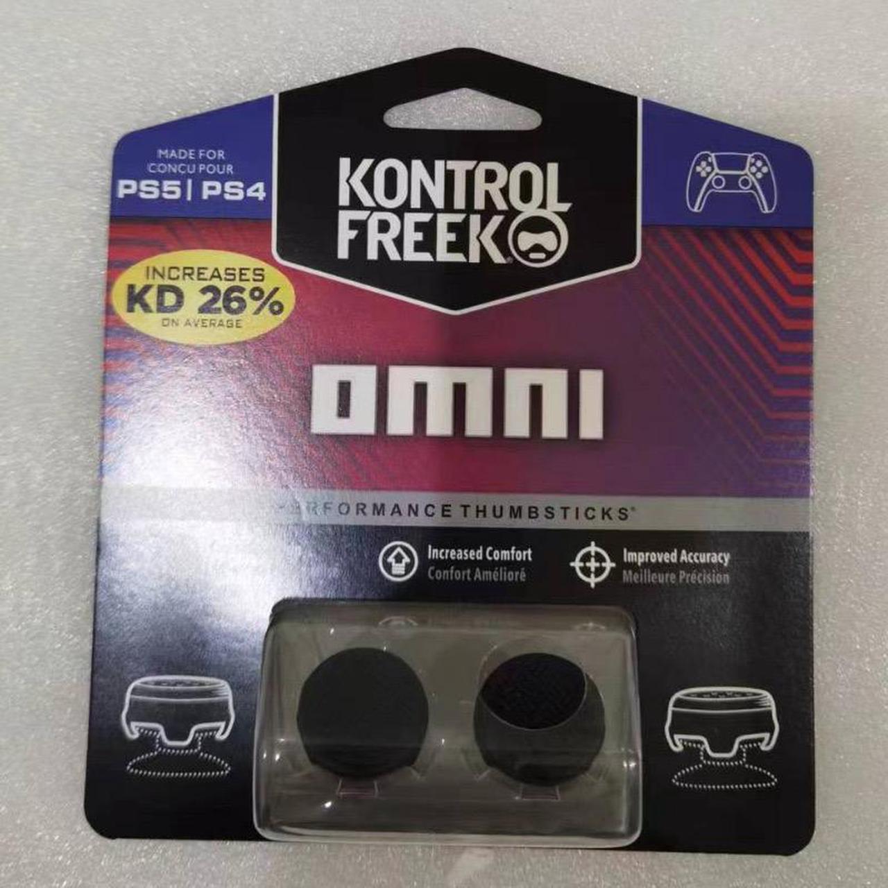 Alt view image 7 of 7 - KontrolFreek FPS Freek Omni for PS4 and PS5 | Performance Thumbsticks | 1 Low-Rise, 1 Low-Rise | Black
