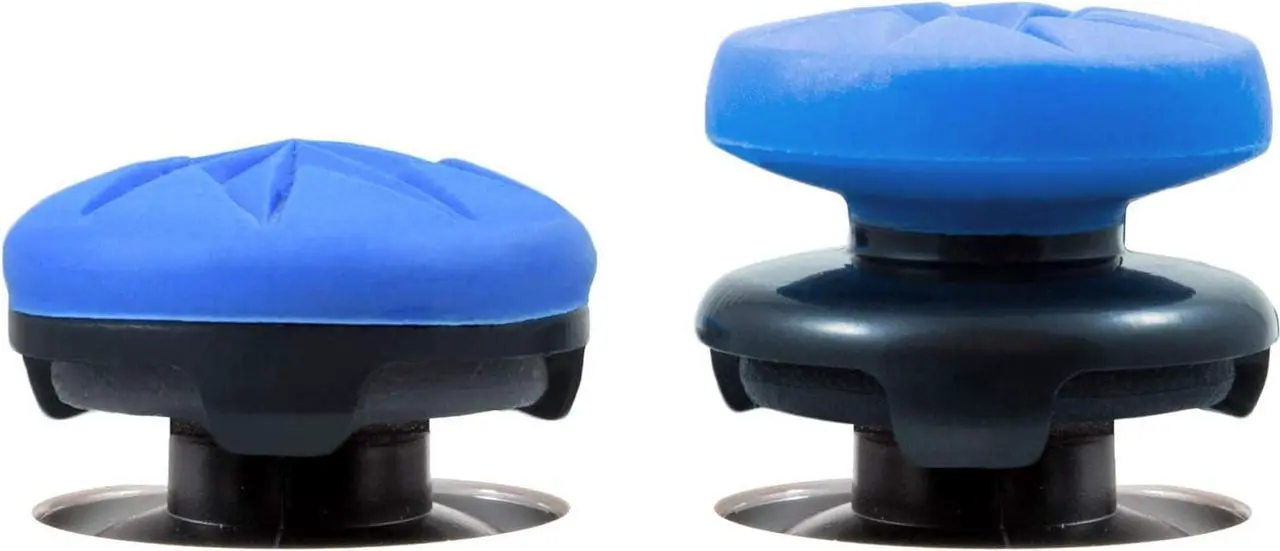 Alt view image 3 of 7 - KontrolFreek FPS Freek Edge for PS4 and PS5 | Performance Thumbsticks | 1 High-Rise, 1 Low-Rise | Blue
