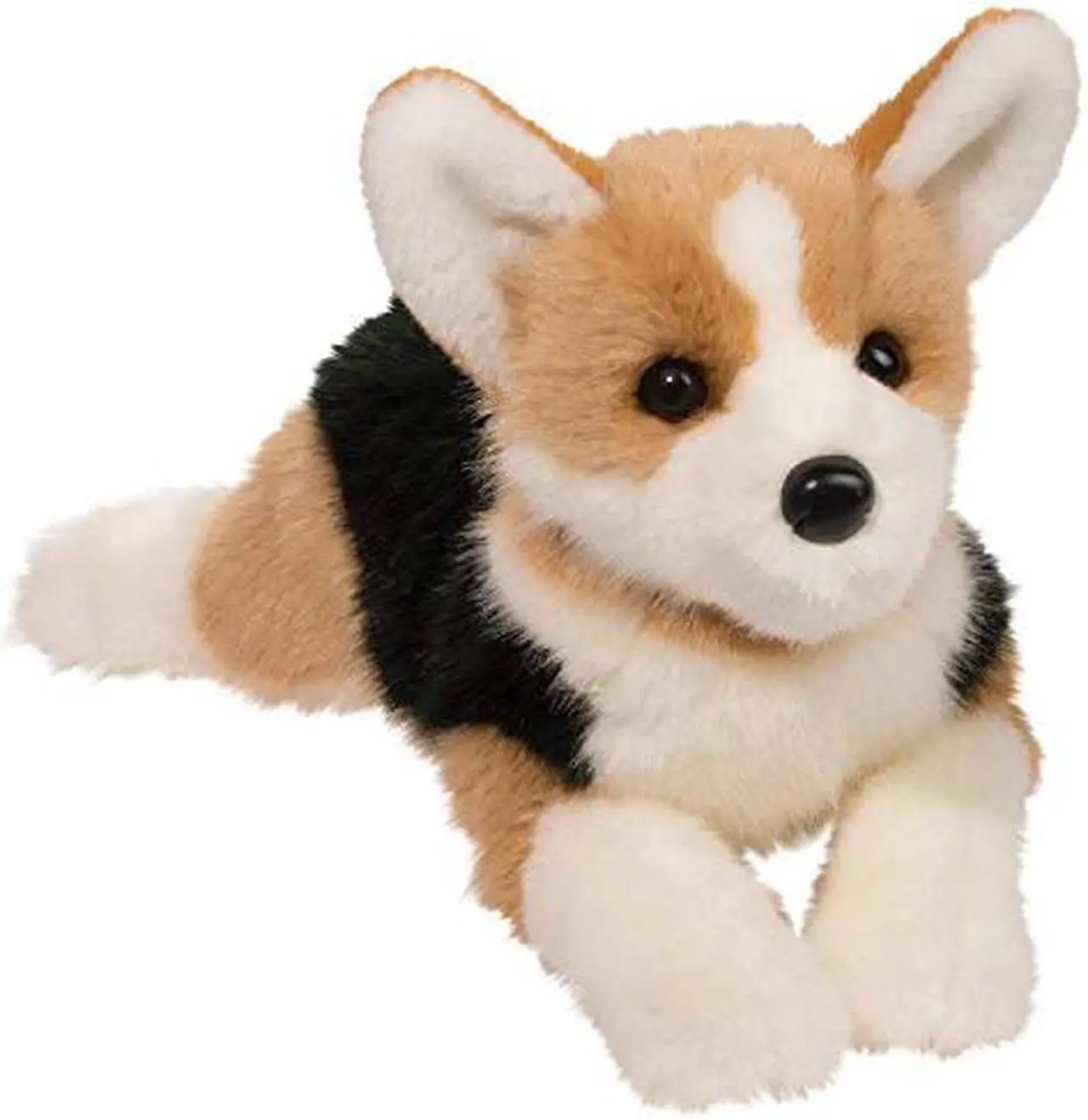 Alt view image 2 of 2 - douglas konner tri-color corgi dog plush stuffed animal