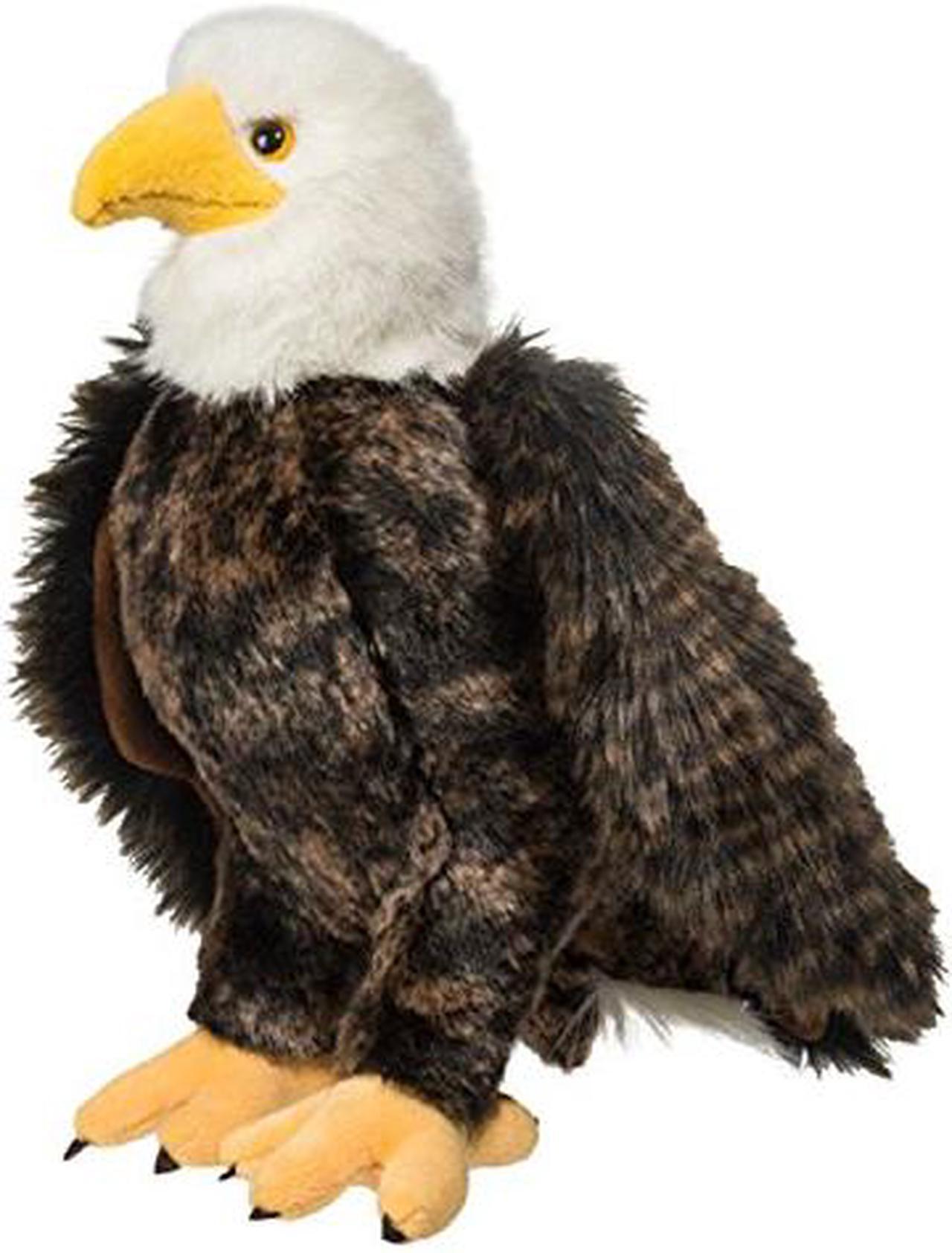Alt view image 2 of 3 - douglas adler bald eagle plush stuffed animal