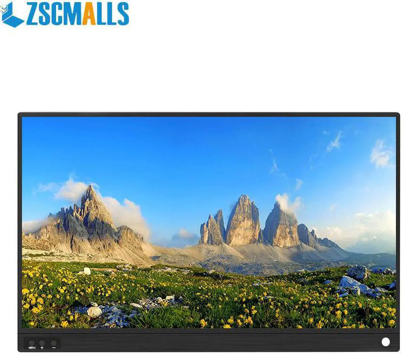 Alt view image 4 of 7 - ZSCMALLS Portable Monitor 15.6 Inch 1080P Full HD Computer Display USB C Dual Monitor with Speaker, Gaming Monitor for PS3 PS4 Xbox Nintendo Raspberry pi
