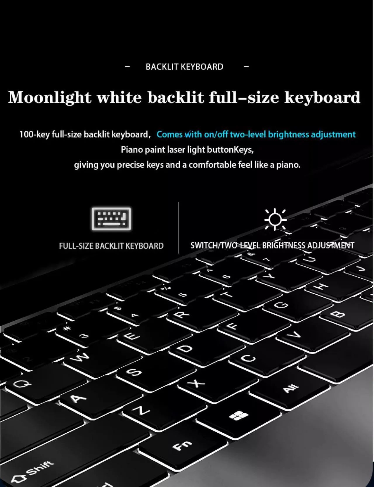 Alt view image 6 of 7 - ZSCMALLS [Intel Core i7] 3 Years Warranty 2020 Laptop Windows 10 RAM8G SSD256G 15.6 inch Narrow-Frame Metal Silver Backlit Keyboard Game Book Student Office Business