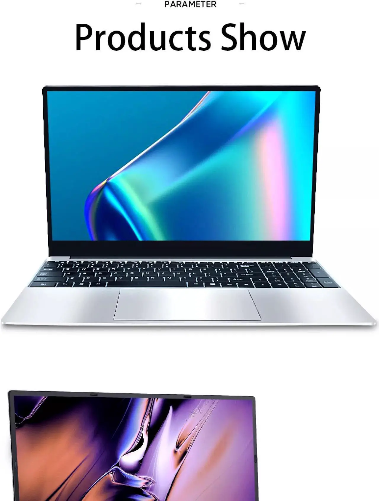 Alt view image 3 of 7 - ZSCMALLS [Intel Core i7] 3 Years Warranty 2020 Laptop Windows 10 RAM8G SSD256G 15.6 inch Narrow-Frame Metal Silver Backlit Keyboard Game Book Student Office Business