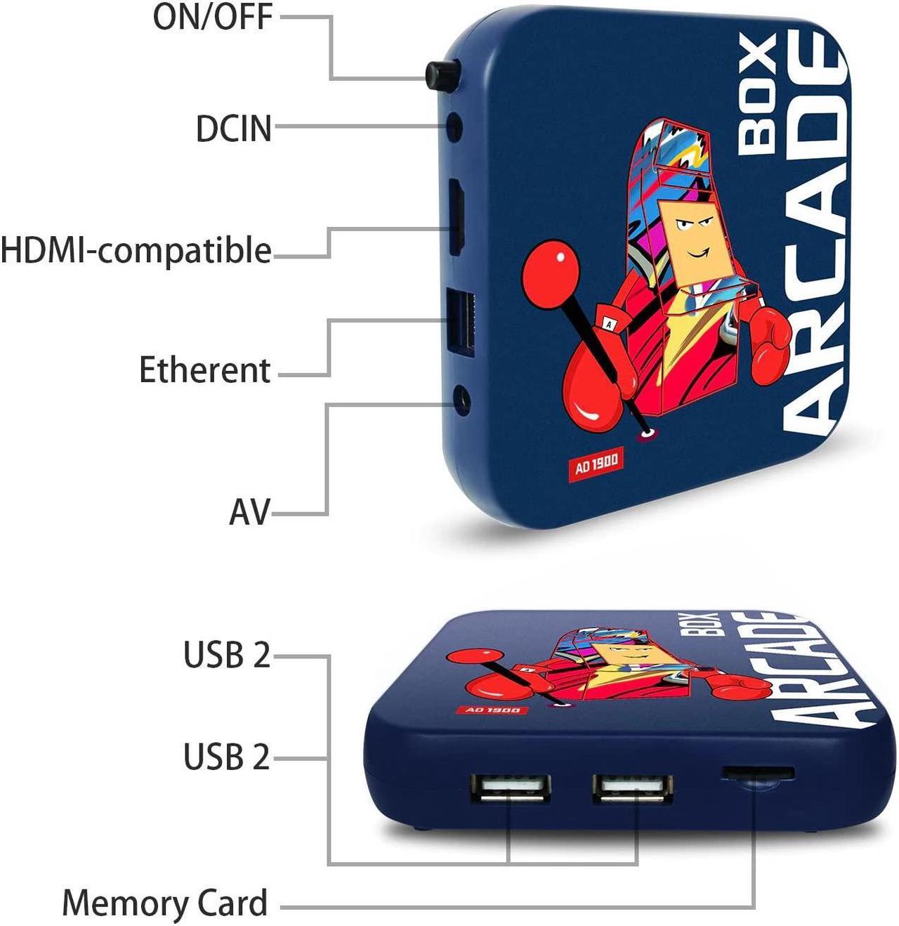 Alt view image 4 of 5 - vibebli Arcade Box Wired 4K HD Game Console for PS1/DC/N64 256GB Classic Retro Video Games 50,000+ Games Super Console Mini TV Game Player, Retro Game Play, Retro Game Console, Classic Game Play