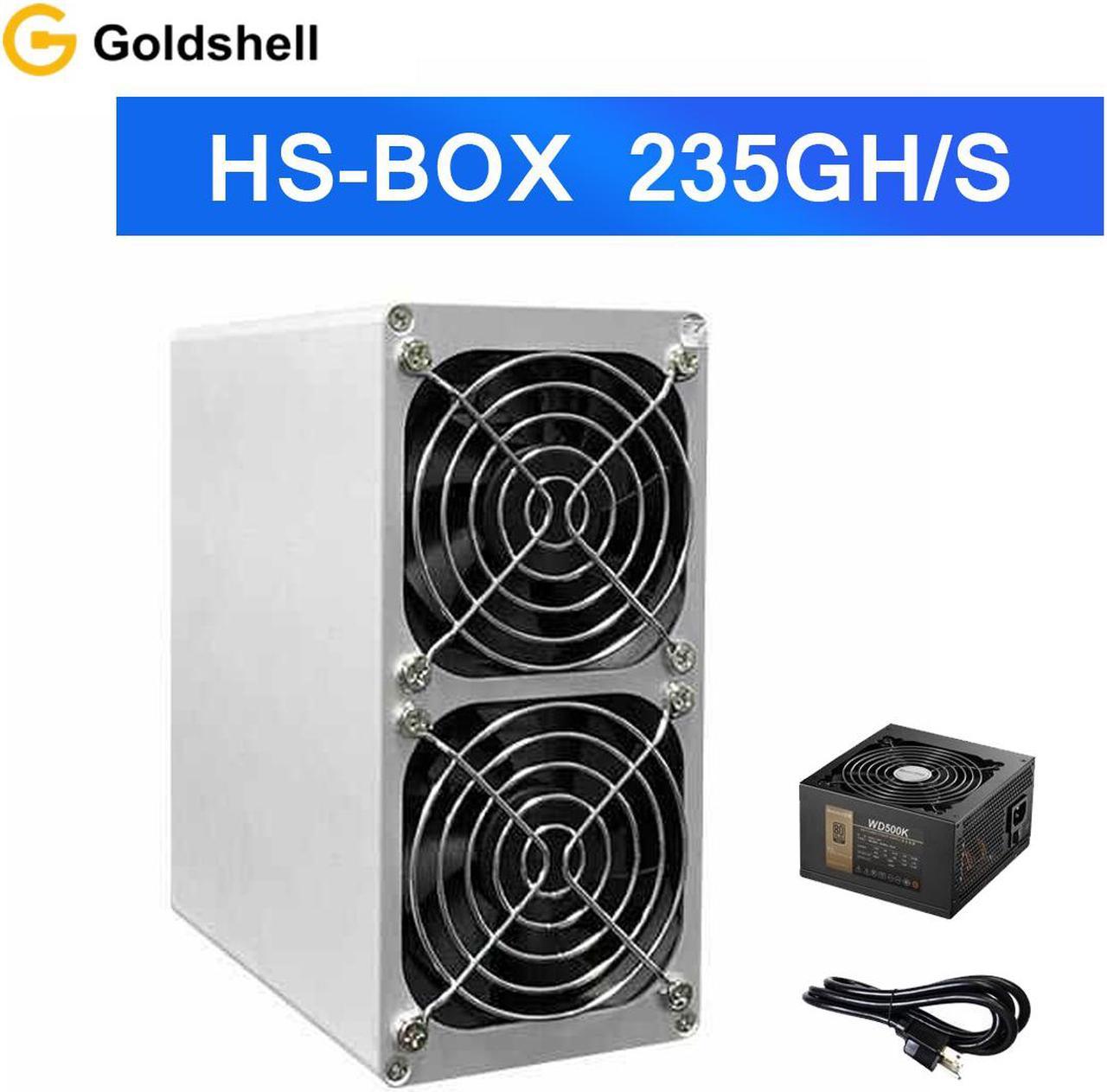 Goldshell HS-BOX 235GH/S Simple Mining Machine HNS 230W Low Noise Miner Small Home Riching(with 300W Power Cord)