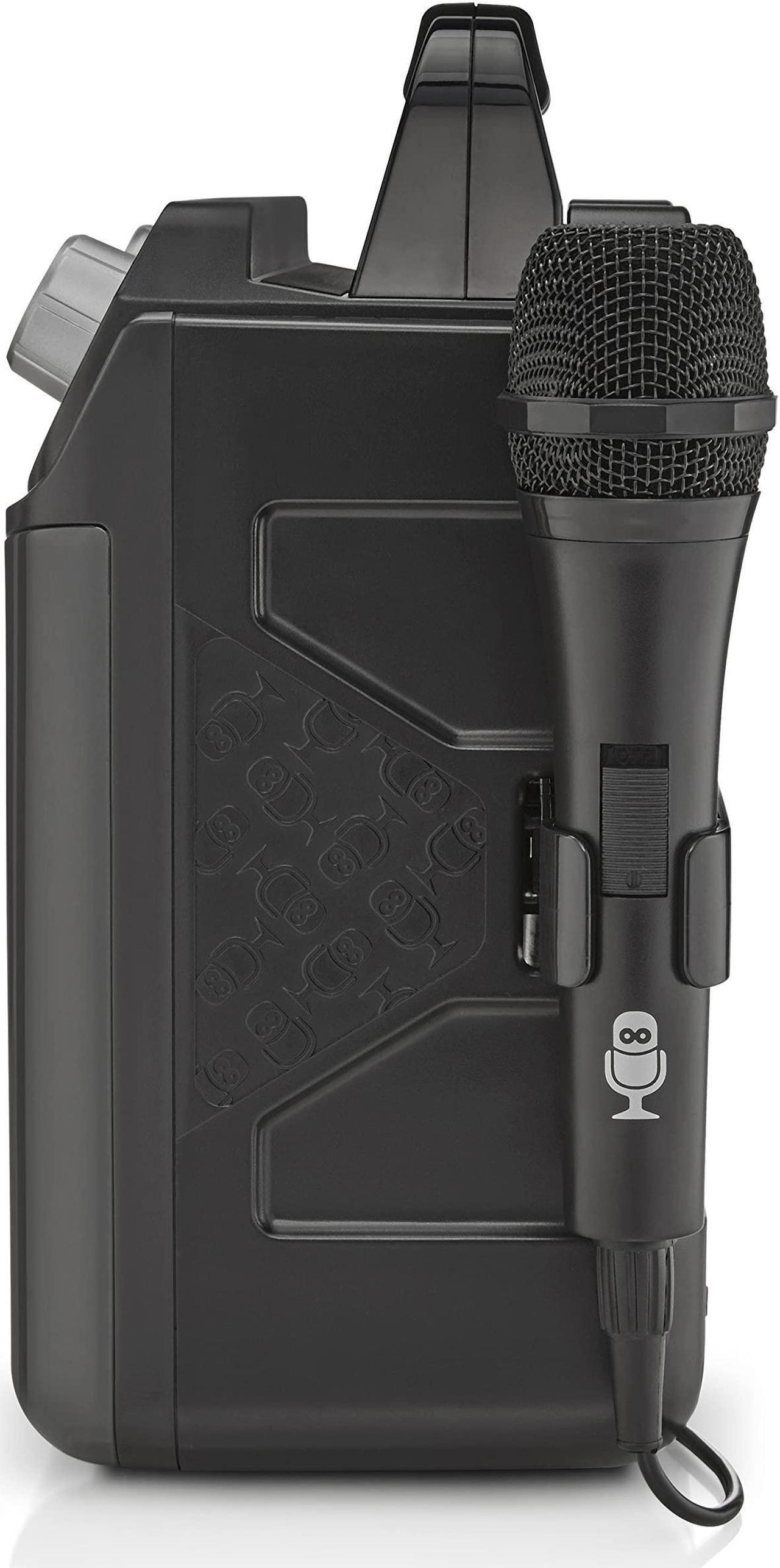 Alt view image 7 of 7 - Mini portable karaoke system with Bluetooth and voice changing effect.