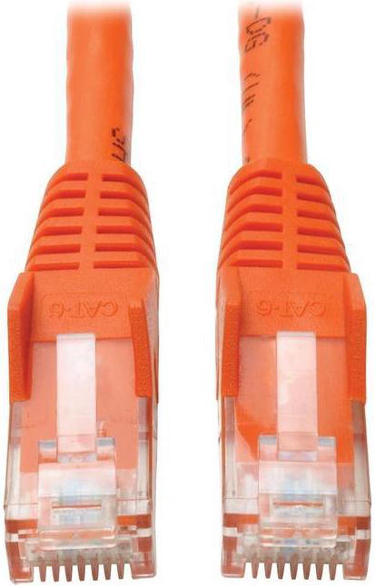 Alt view image 7 of 11 - TRIPP LITE N201-035-OR CAT6 GIGABIT SNAGLESS MOLDED PATCH CABLE (RJ45 M/M) - ORANGE, 35-FT.