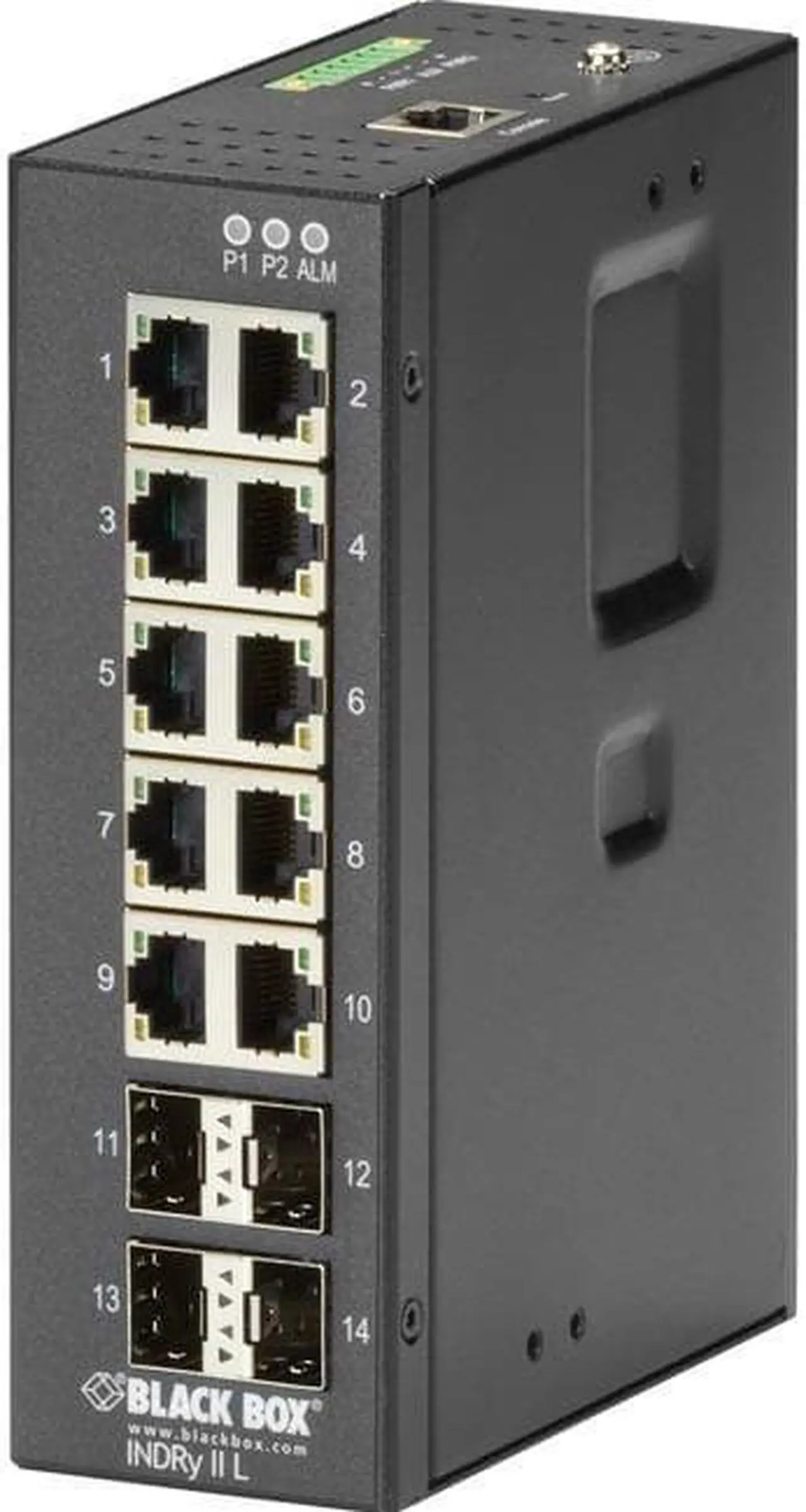 Alt view image 3 of 12 - BLACK BOX LIG1014A GIGABIT ETHERNET (1000-MBPS) EXTREME TEMPERATURE MANAGED SWITCH - (10) 10/100/10