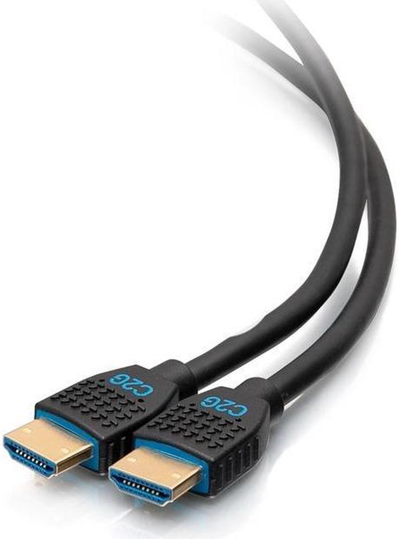 Alt view image 10 of 15 - C2G C2G10378 10 ft. Black Performance Series Ultra Flexible High Speed HDMI Cable - 4K 60Hz In-Wall, CMG (FT4) Rated Male to Male