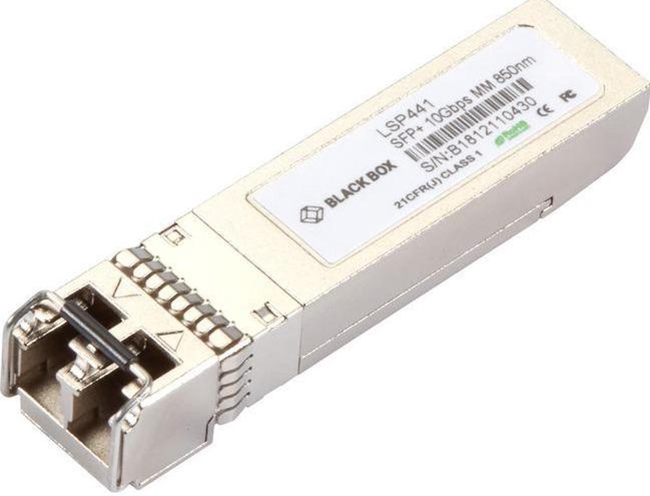 Alt view image 3 of 7 - Black Box SFP+ Module - For Data Networking, Optical Network 1 LC Duplex 10GBase-LX Network - Optical Fiber Multi-mode - 10 Gigabit Ethernet - 10GBase-X