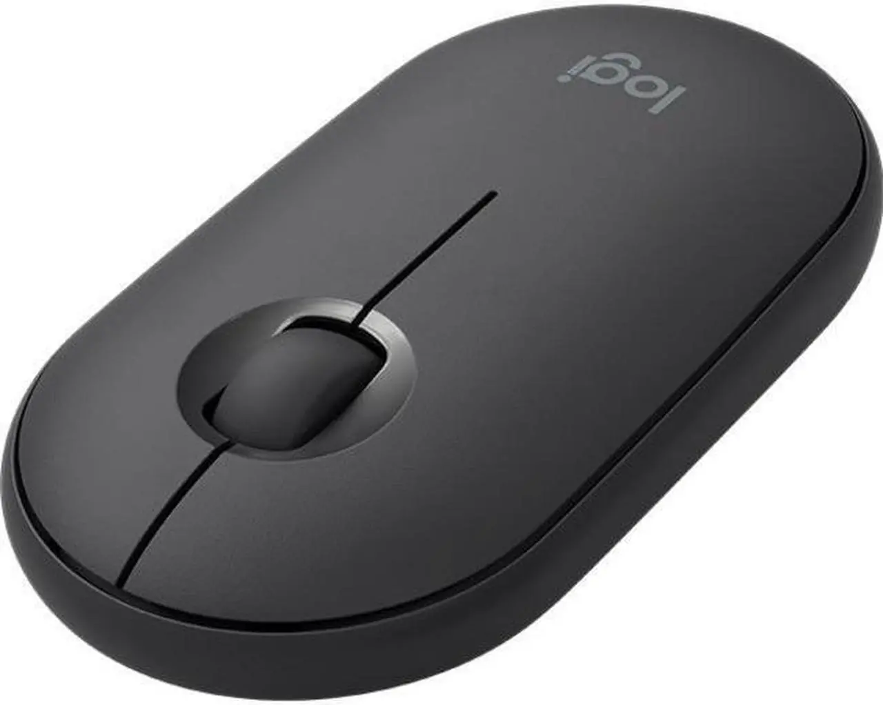 Alt view image 12 of 20 - Logitech Pebble M350 Wireless Mouse with Bluetooth or USB - Graphite