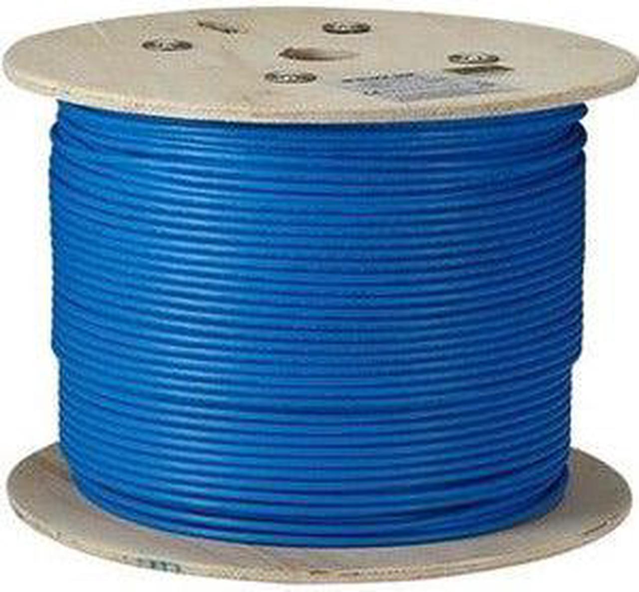 Alt view image 2 of 6 - Black Box 1000ft Cat6A Stranded UTP 650 MHz CM PVC Bulk Cable C6ABC50STRBL1000