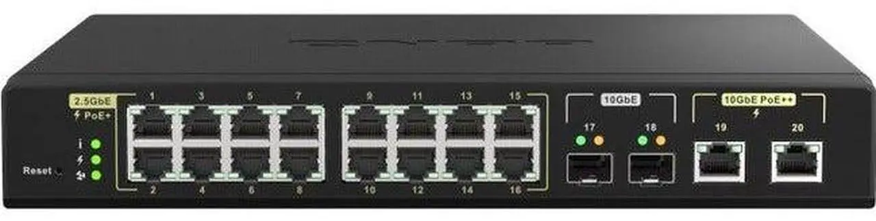 Main image of QNAP QSW-M2116P-2T2S Ethernet Switch