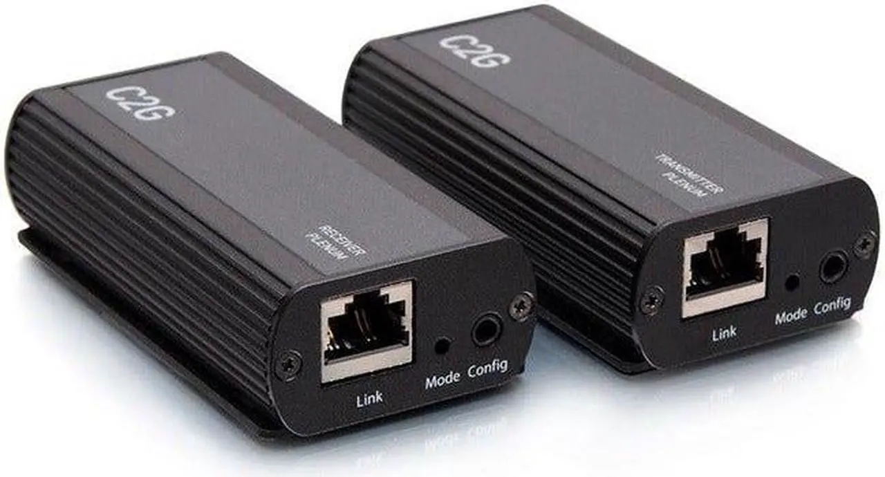 Main image of C2G 1-Port USB-C Extender Transmitter to Receiver Kit - 5Gbps Plenum Rated