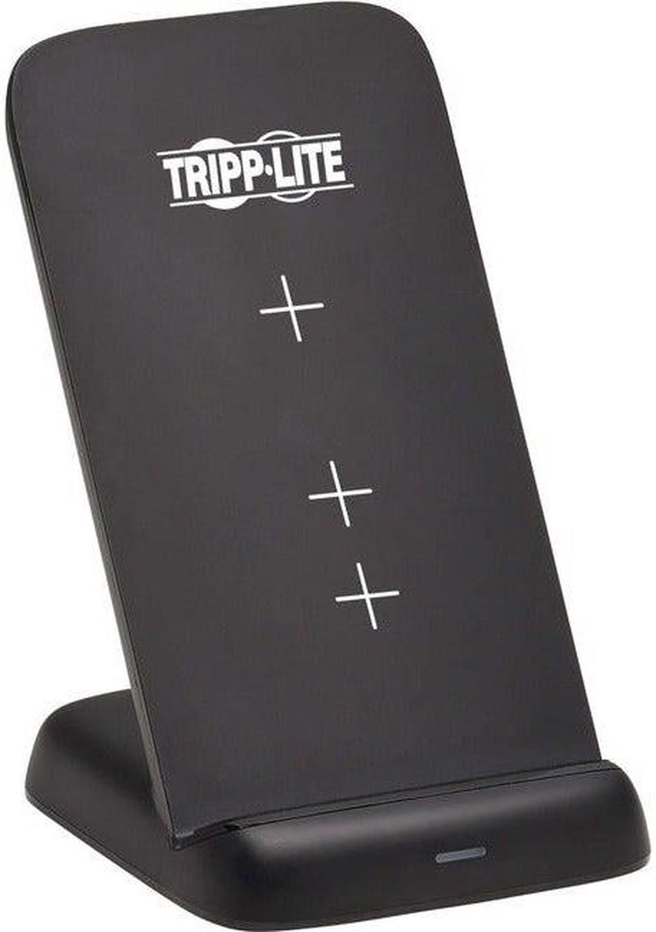 Tripp Lite 10W Wireless Fast-Charging Stand With International AC Adapter, Black