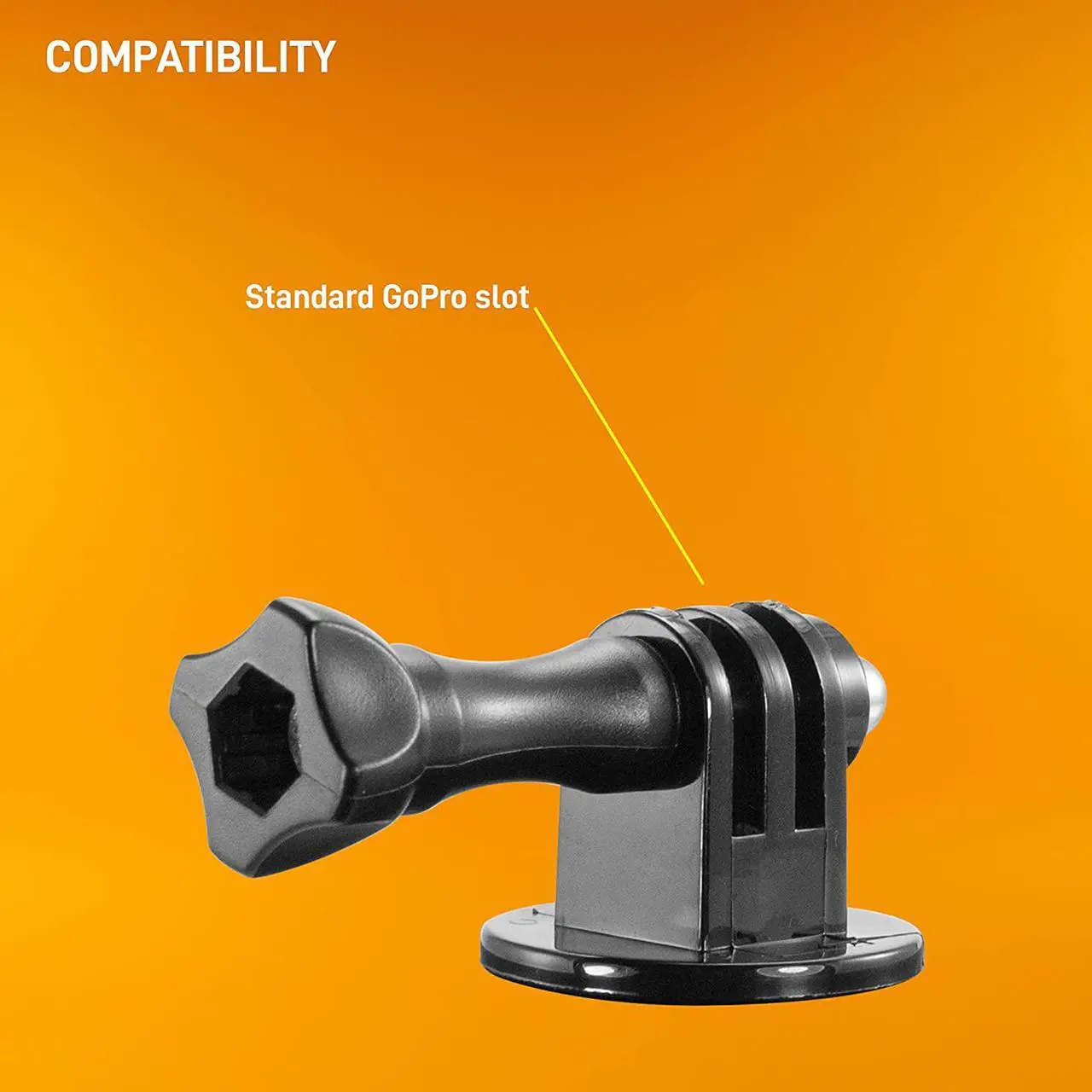 Alt view image 4 of 5 - iBOLT 17mm Clamp Mount for Handlebars, Poles, Posts- Compatible with GoPro Hero Action Cameras, ¼ 20" Camera Screw adapters and Accessories, Garmin GPS Systems, and Industry Standard 17mm Ball mounts