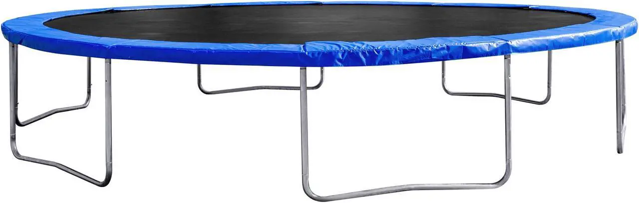 Alt view image 6 of 7 - Trampoline 1500 LBS 15FT Outdoor Trampoline with Safety Enclosure Net, Backyard Trampoline, Recreational Heavy-Duty Trampoline for Kids Adult Basketball Hoop, Basketball-ASTM Approved