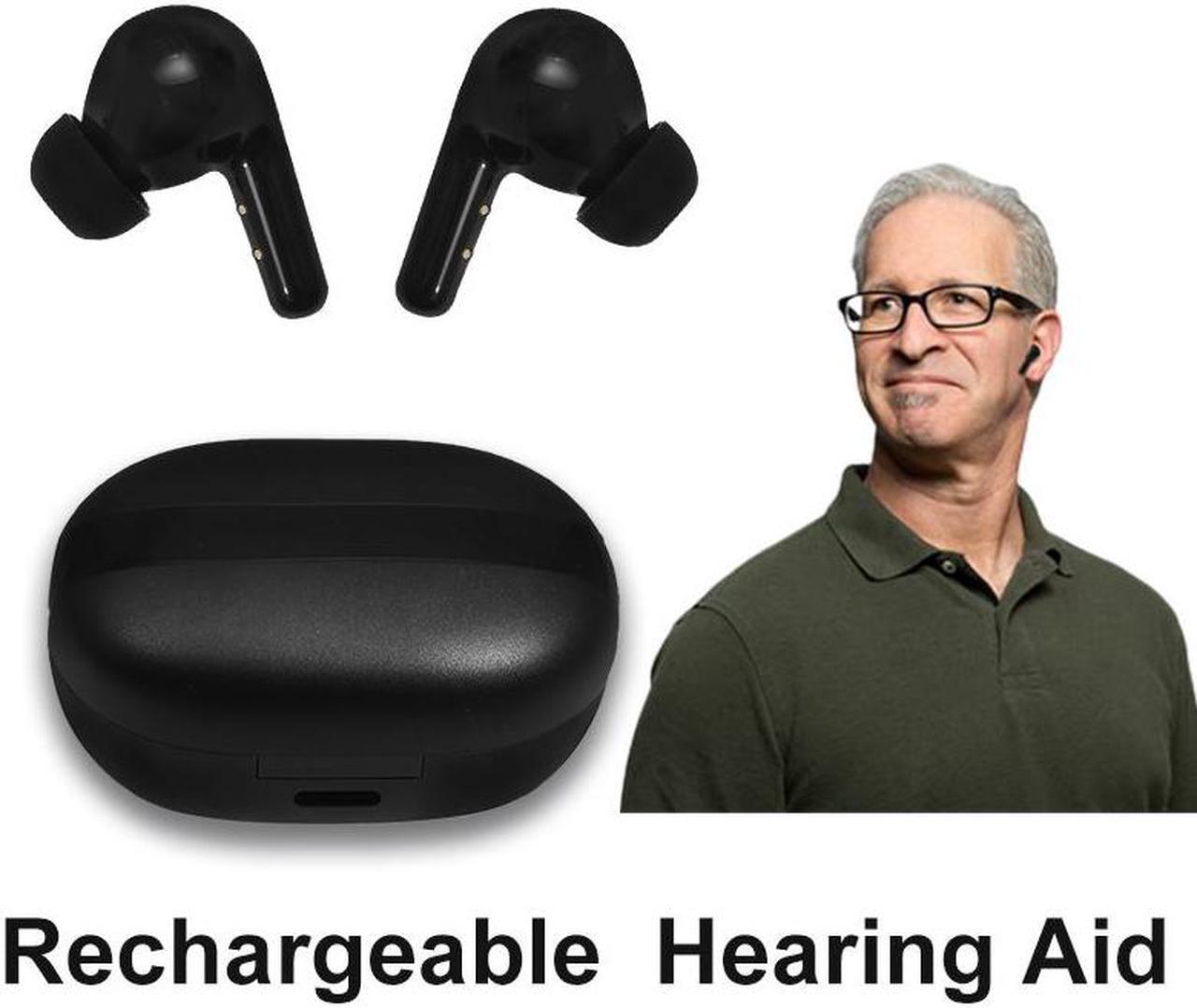 Main image of Rechargeable Deaf Hearing Aids Audifonos For Mild To Moderate Adjustable Bluetooth Answer Wireless H012 Ear Extension App