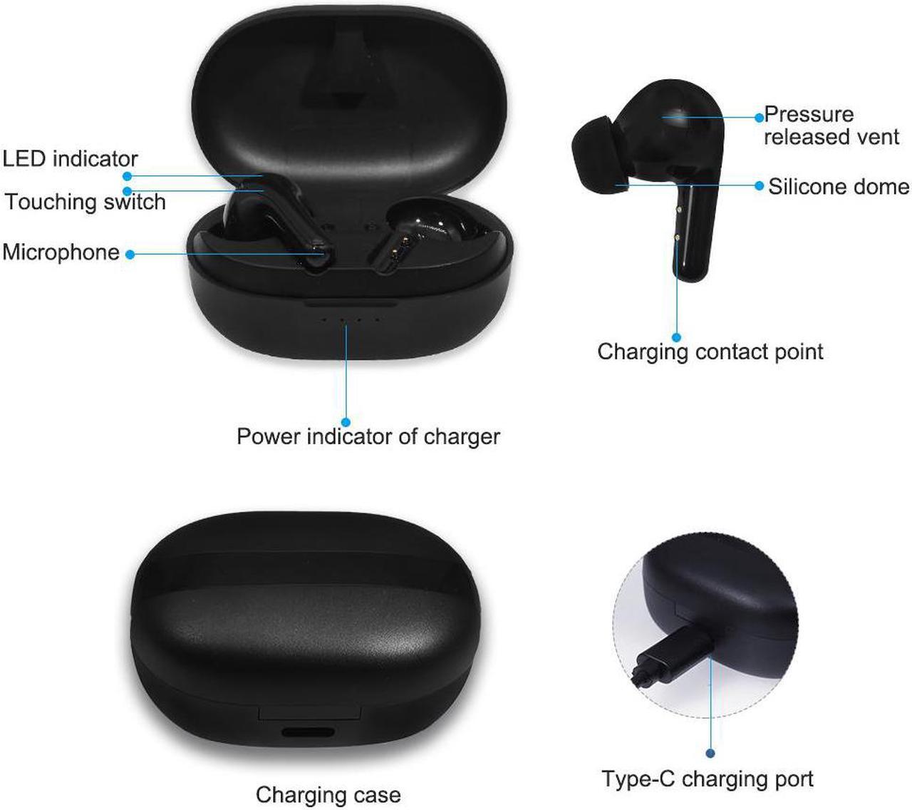 Alt view image 3 of 7 - Rechargeable Deaf Hearing Aids Audifonos For Mild To Moderate Adjustable Bluetooth Answer Wireless H012 Ear Extension App