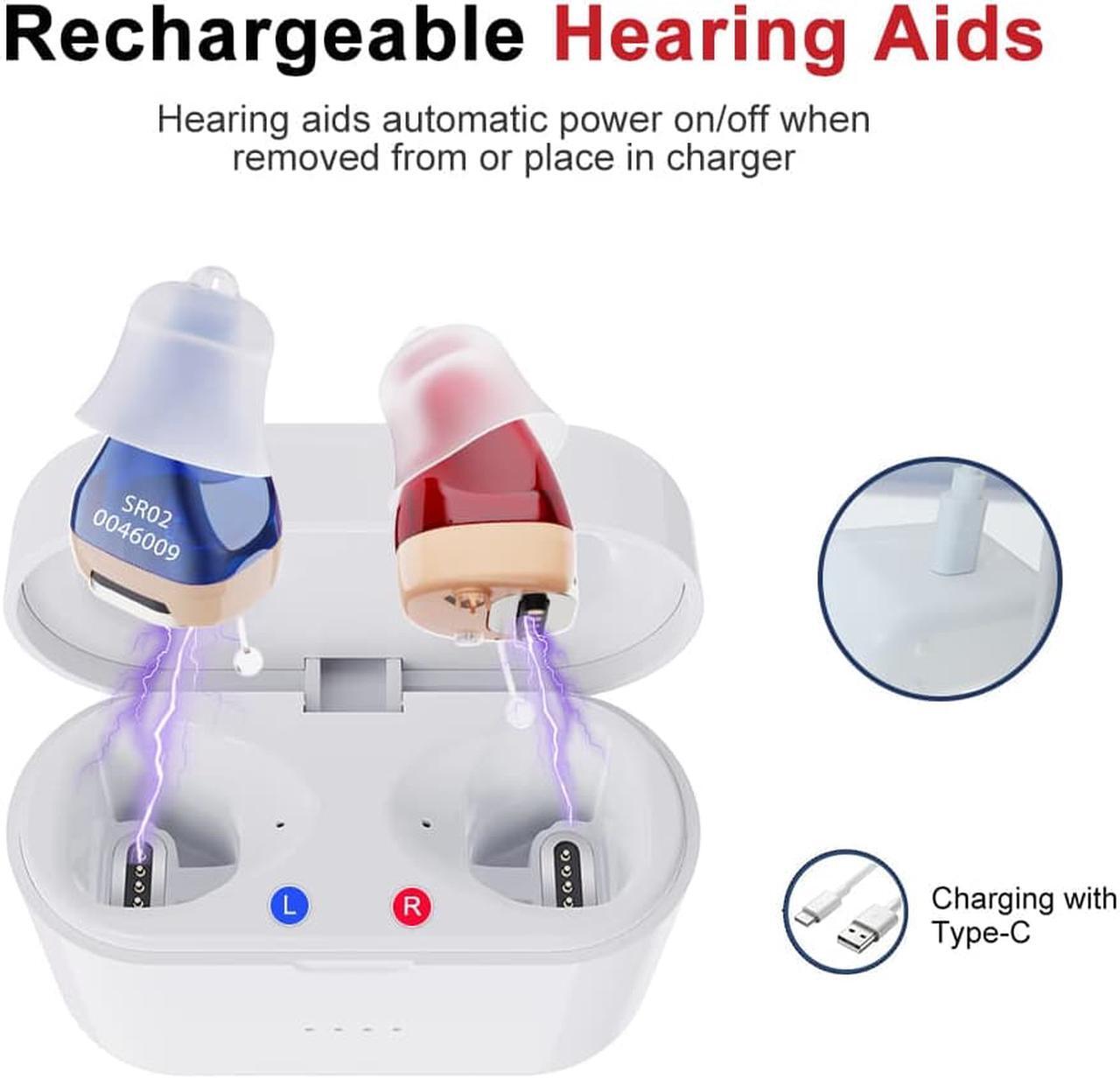 Main image of Elderly Rechargeable Magnetic Hearing Aid USB Mini Inner Ear Portable Amplifier SR02 Adjustable Audio