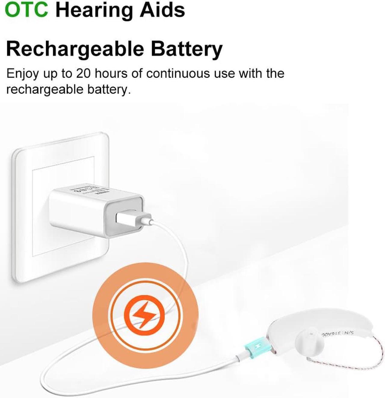 Alt view image 3 of 7 - BTE stealth hearing aid charge digital adjustable audio amplifier for noise reduction in the elderly R20D1 R20D1-Right